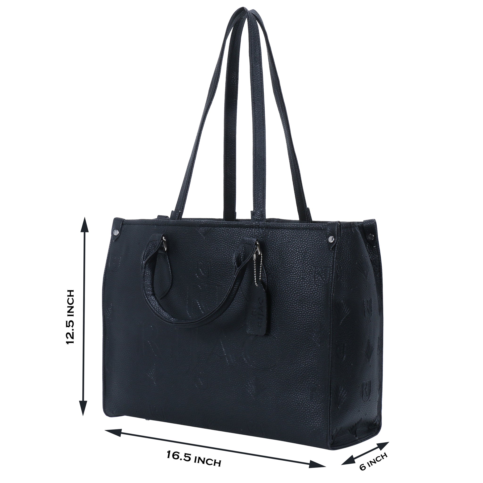 RIJAC Jet Black On The Go Tote Bag