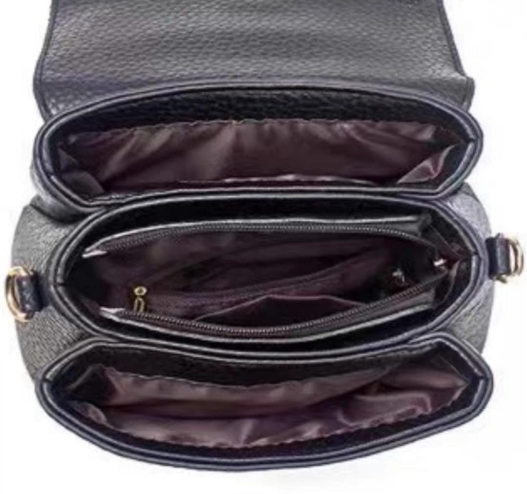 Black Zyne Handbag