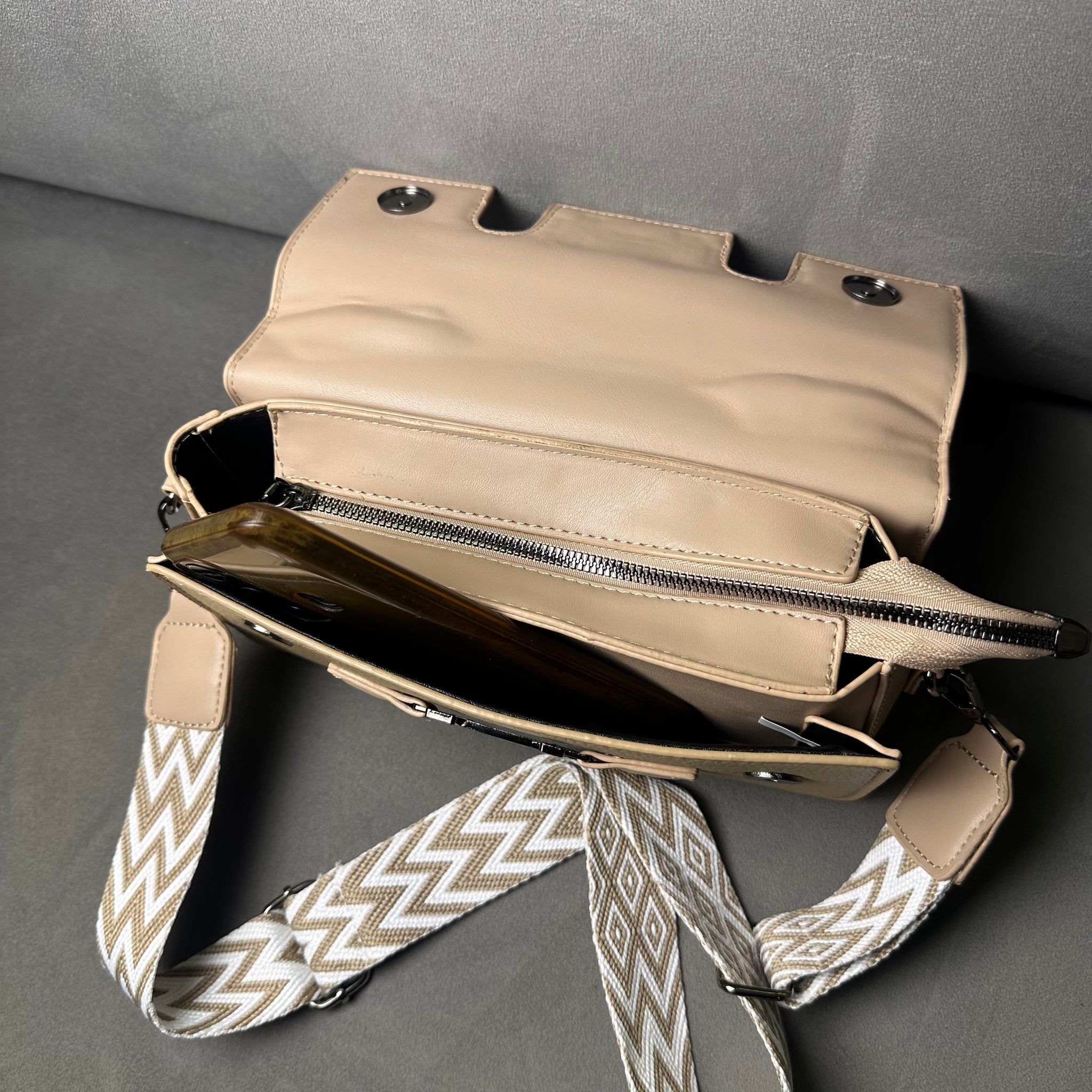 Khaki Vega Sling Bag