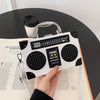 White Radio Sling Bag