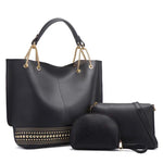 Black 3 Piece Tyra Handbag