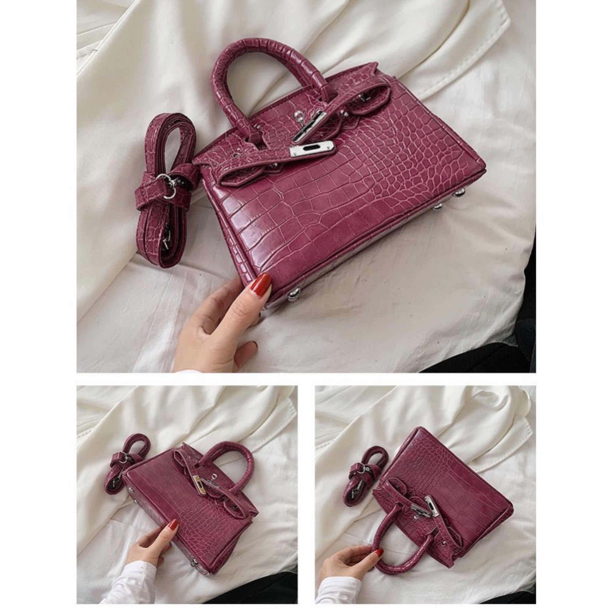 Red Vyna Handbag