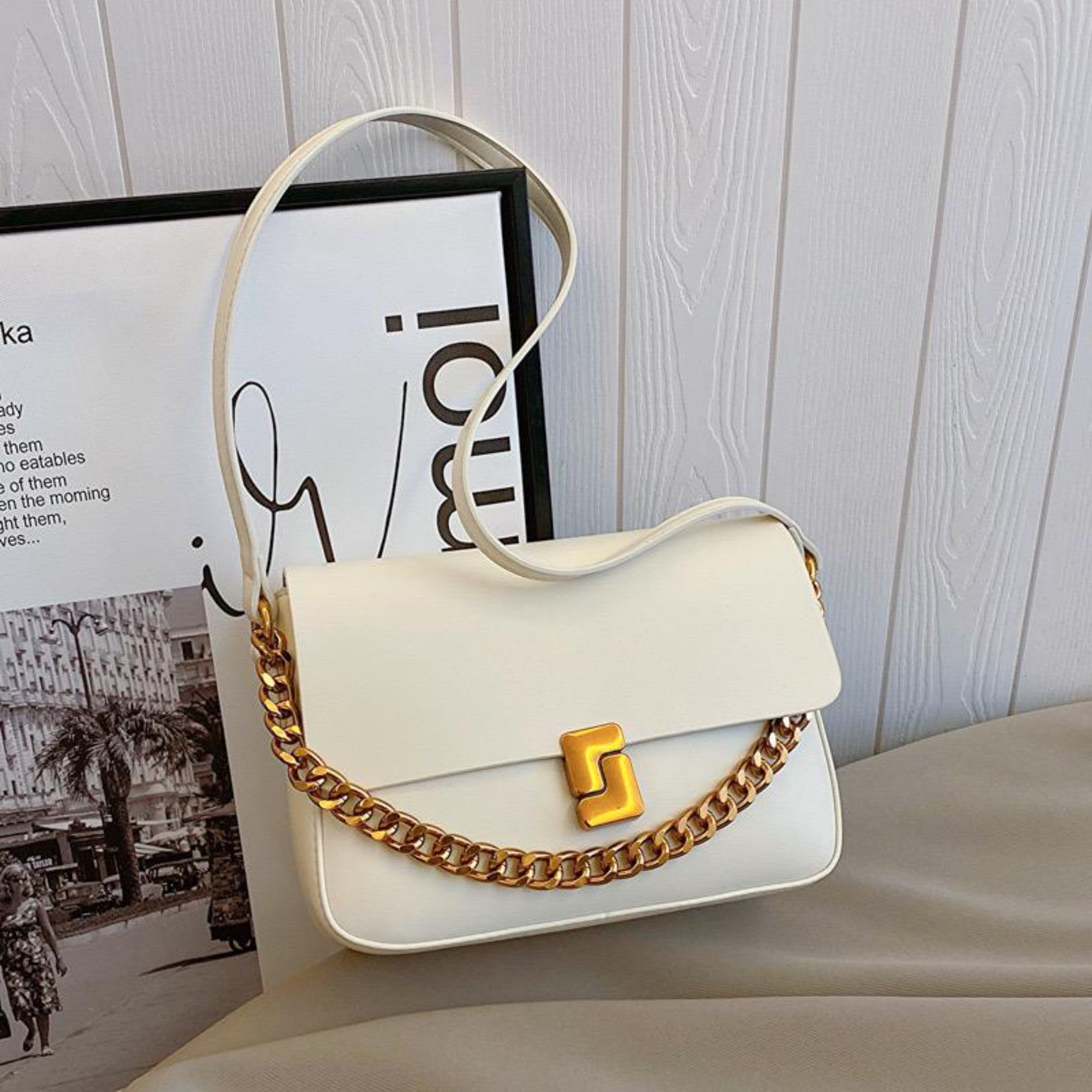 White Faya Sling Bag