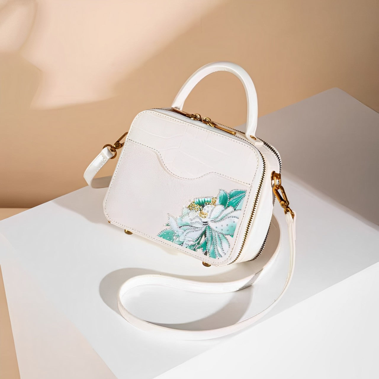 White Neko Handbag