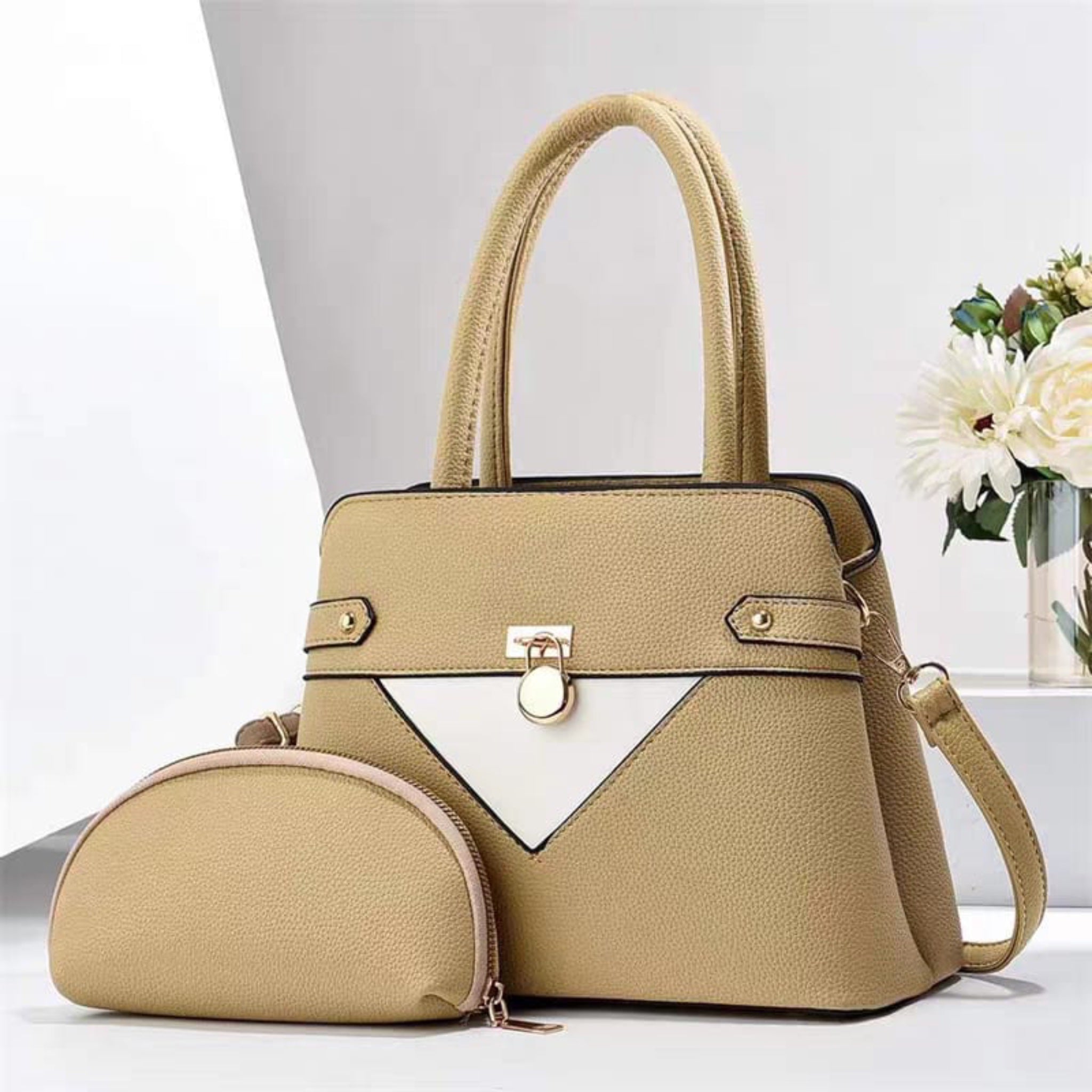 Beige Mio Handbag