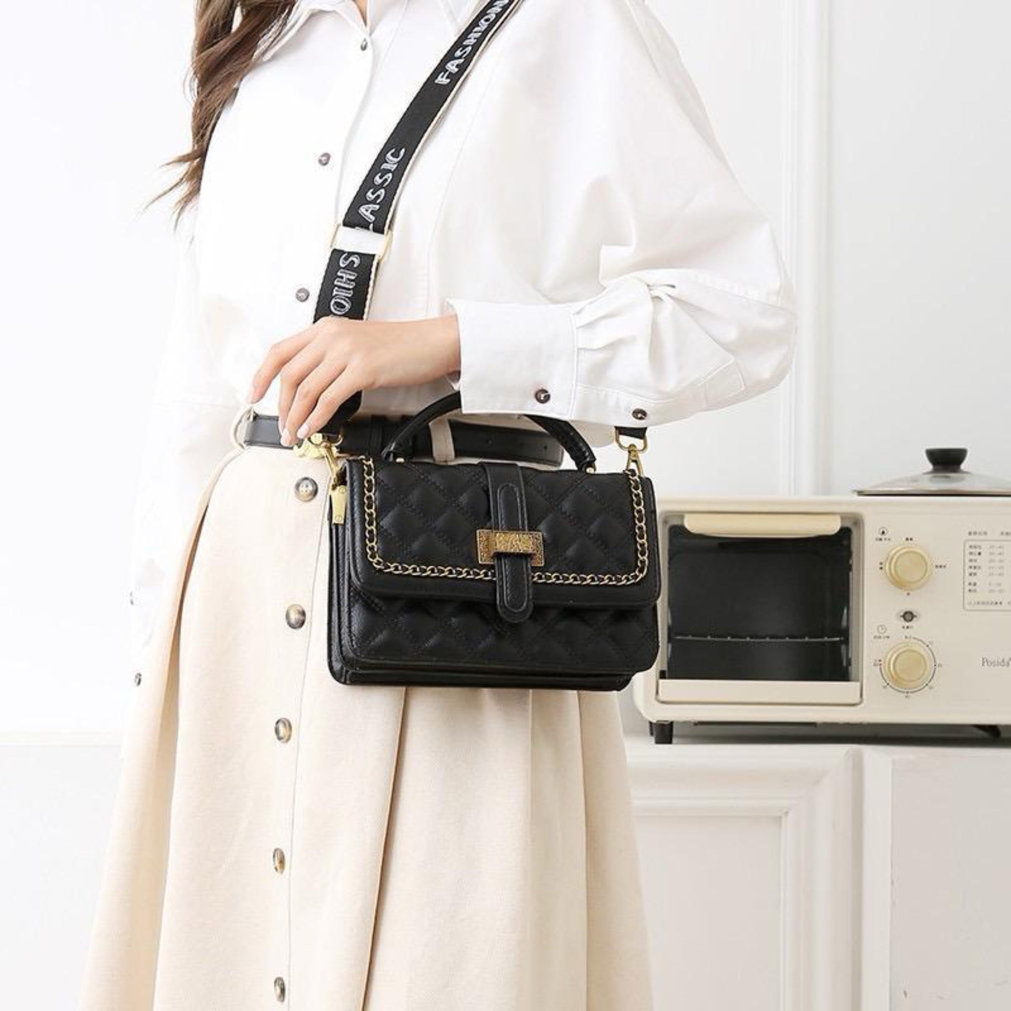 Black Kira Sling Bag