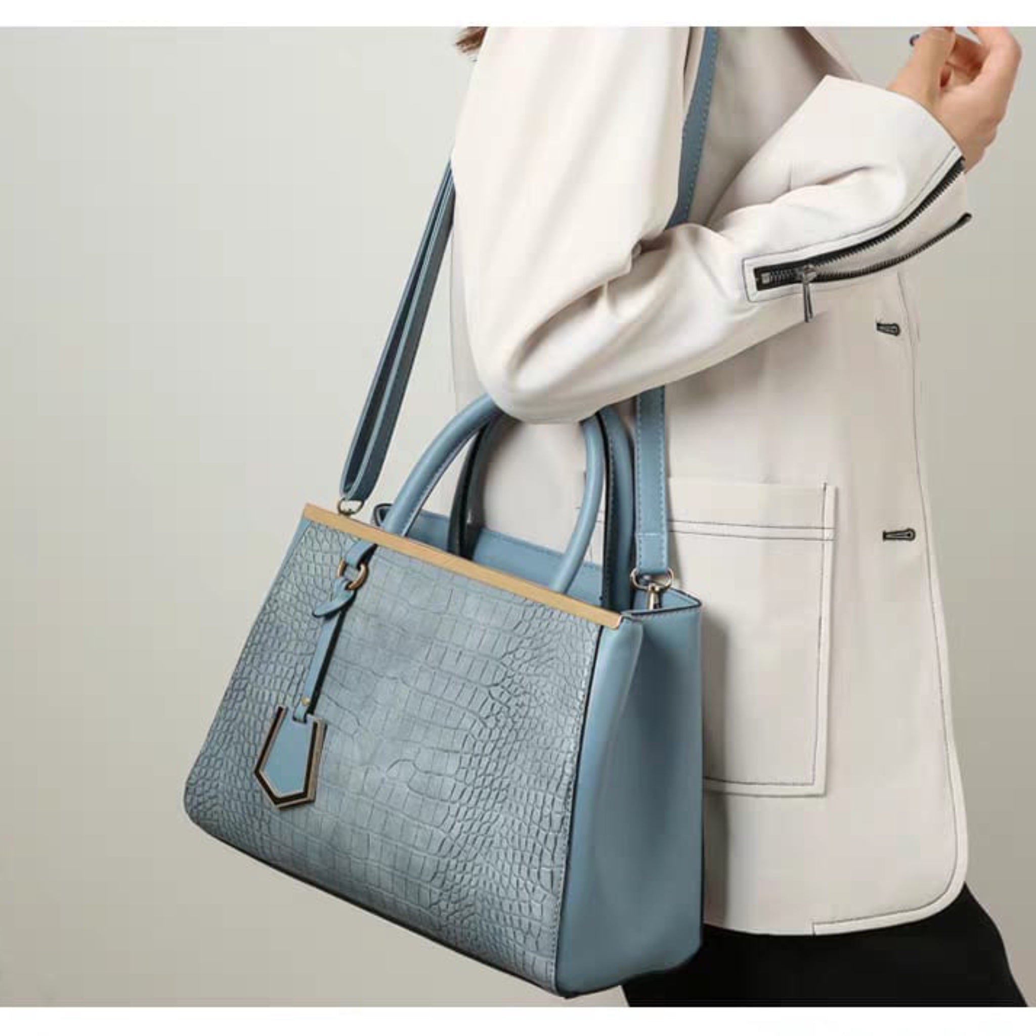 Blue Zina Handbag