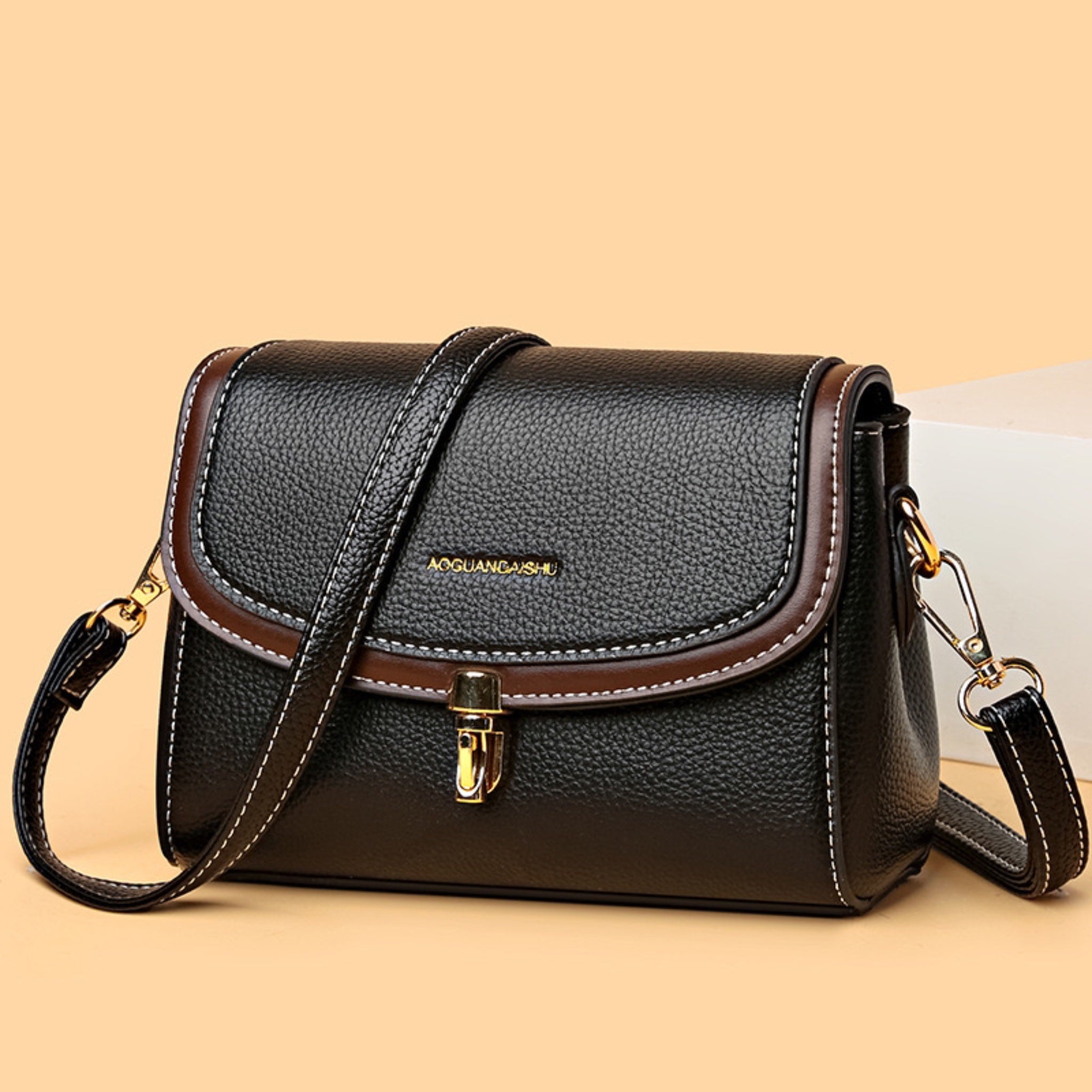 Black Flaire Sling Bag