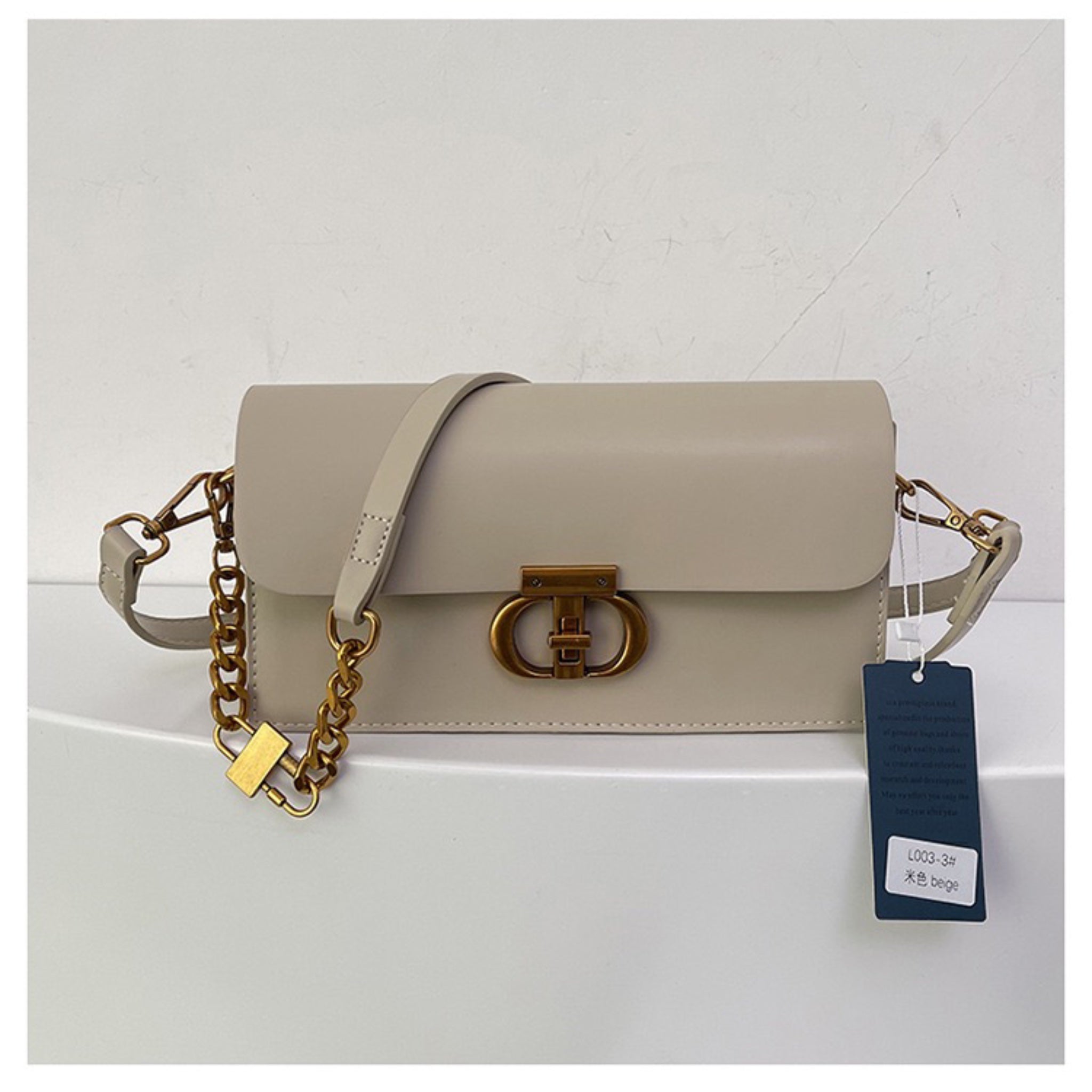 Beige Lior Sling Bag