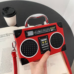 Red Radio Sling Bag