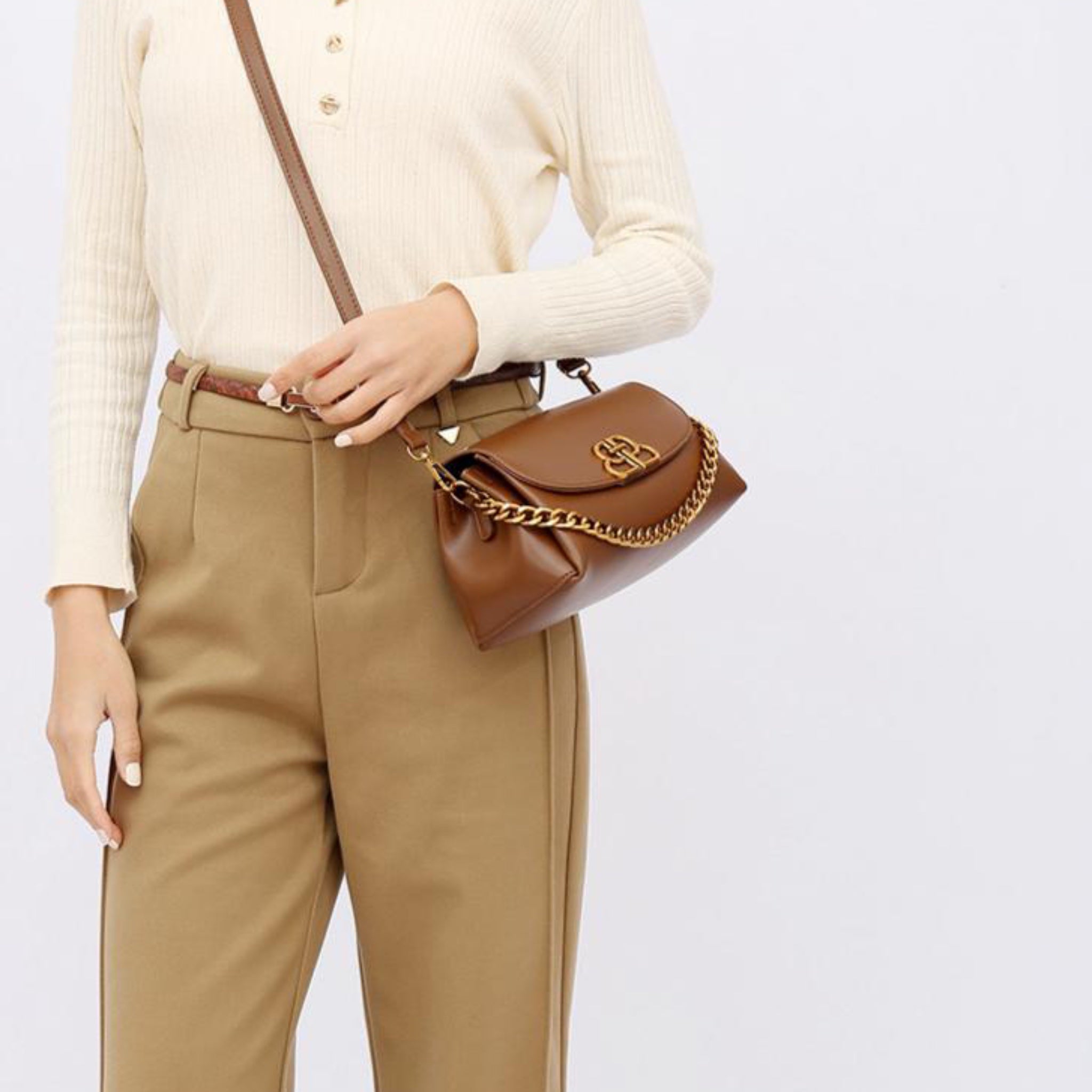 Brown Luxo Sling Bag