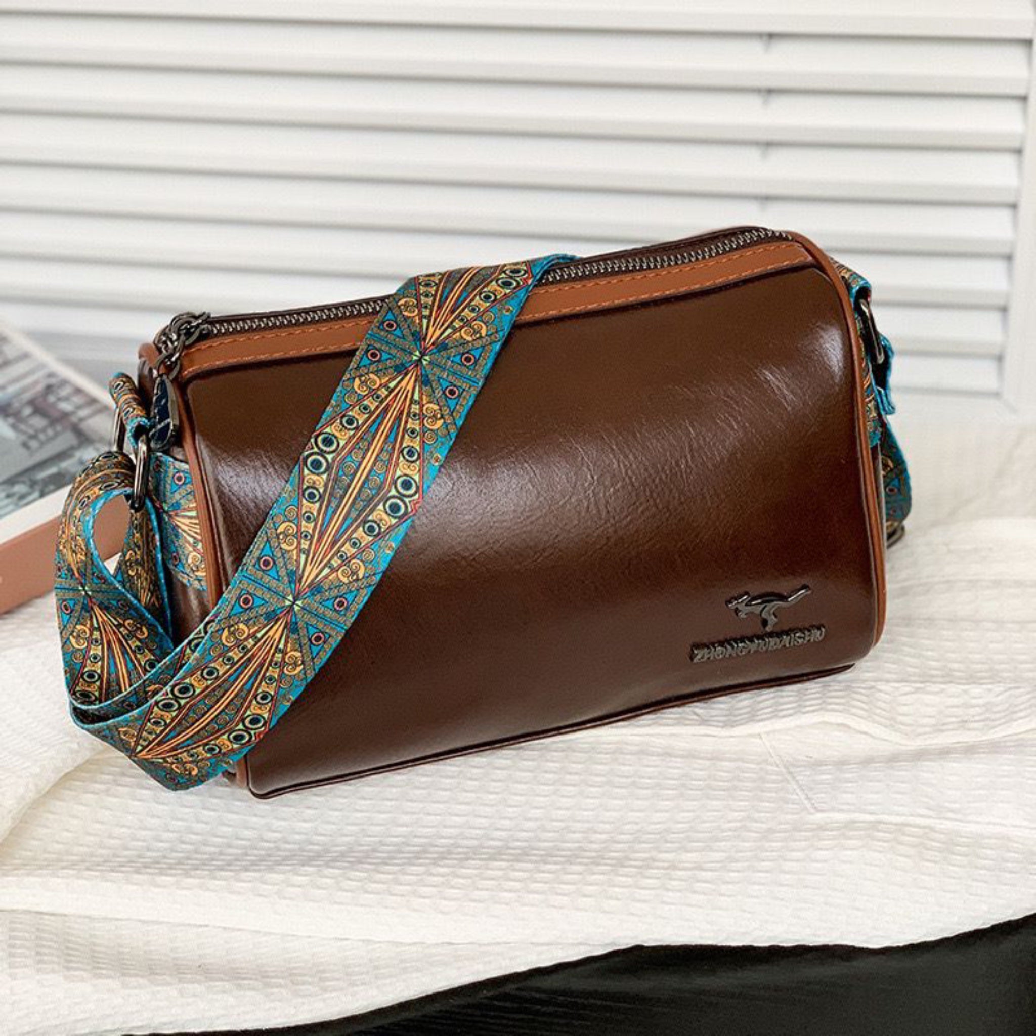 Brown Zeni Sling Bag