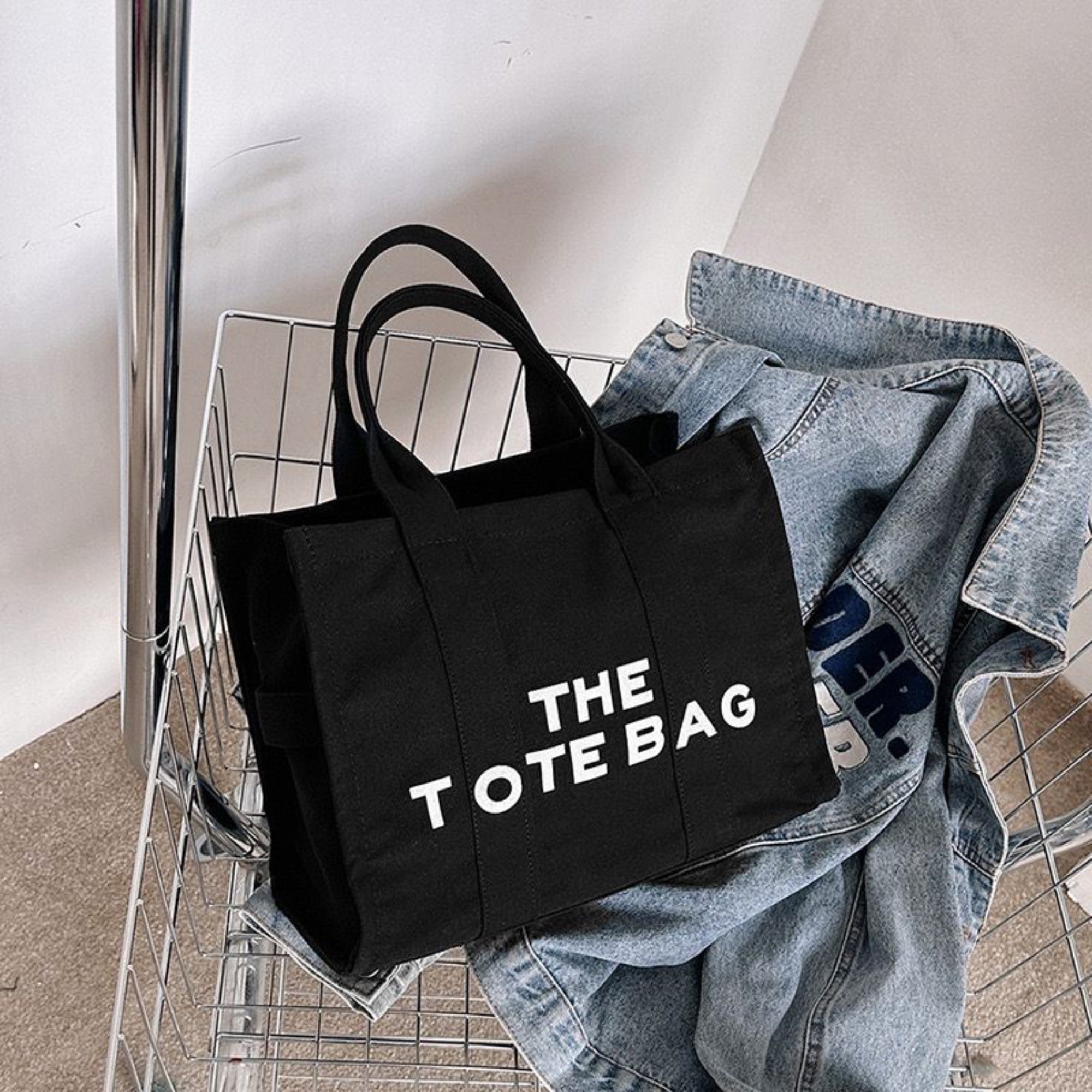 Black Canvas The Tote Bag