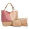 Pink 3 Piece Tyra Handbag