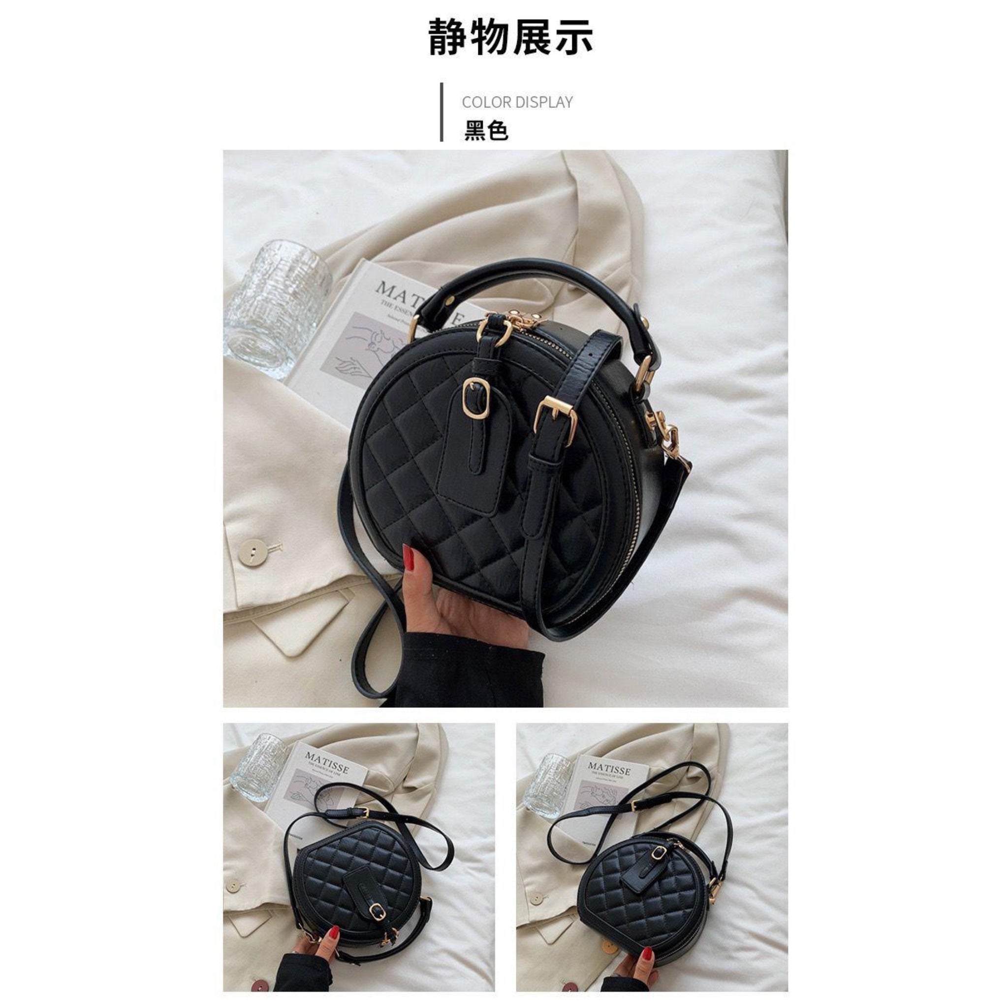 Black Vossy Sling Bag