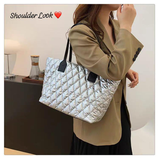 Silver Keva Shoulder Bag