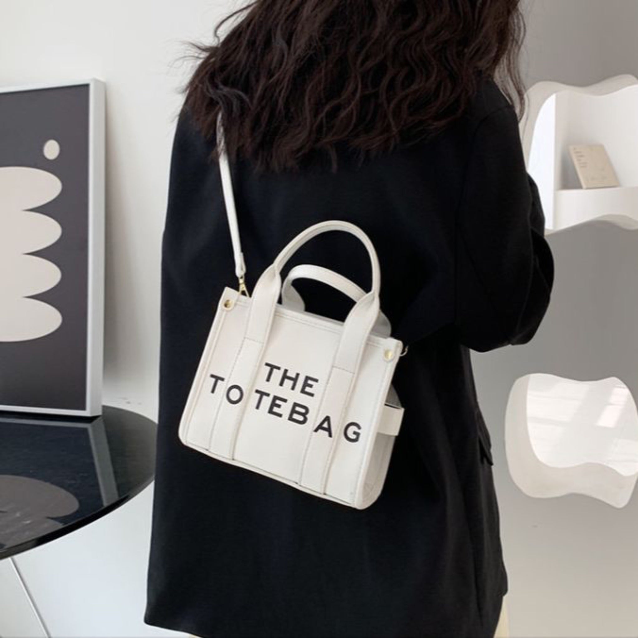 White The Tote Bag