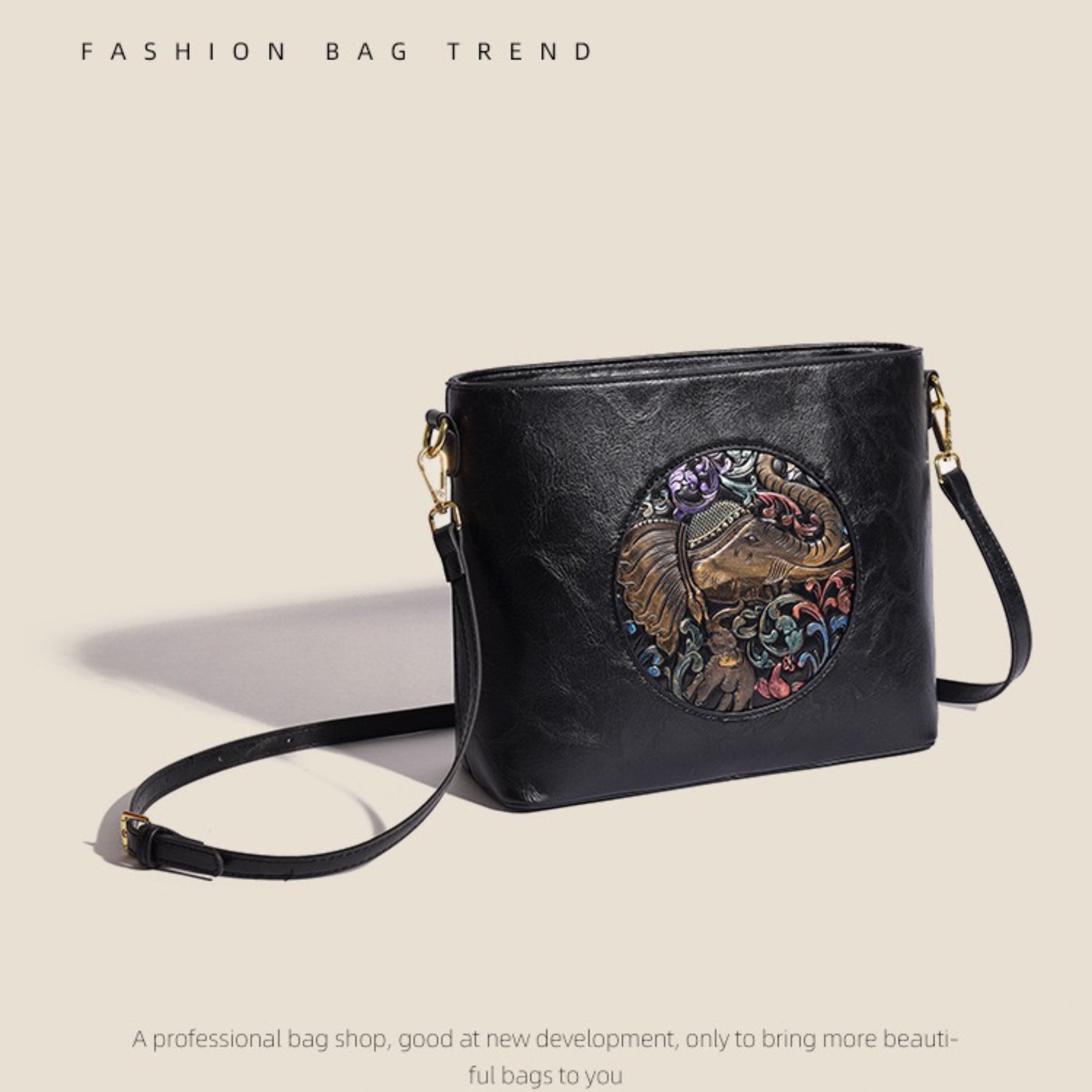 Black Lovo Sling Bag