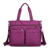 Purple Cleo Tote Bag