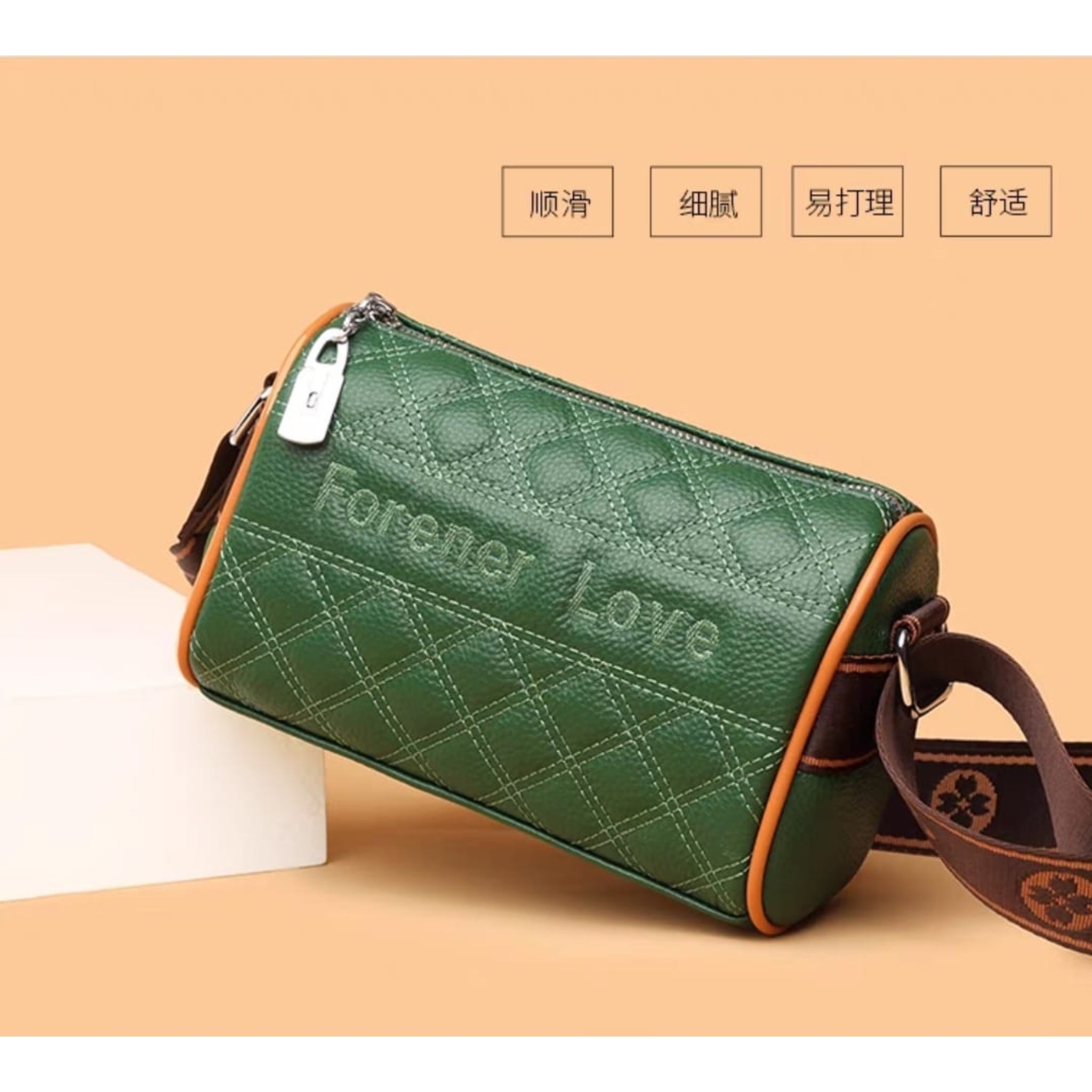 Green Lova Sling Bag