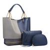 Navy Blue 3 Piece Tyra Handbag