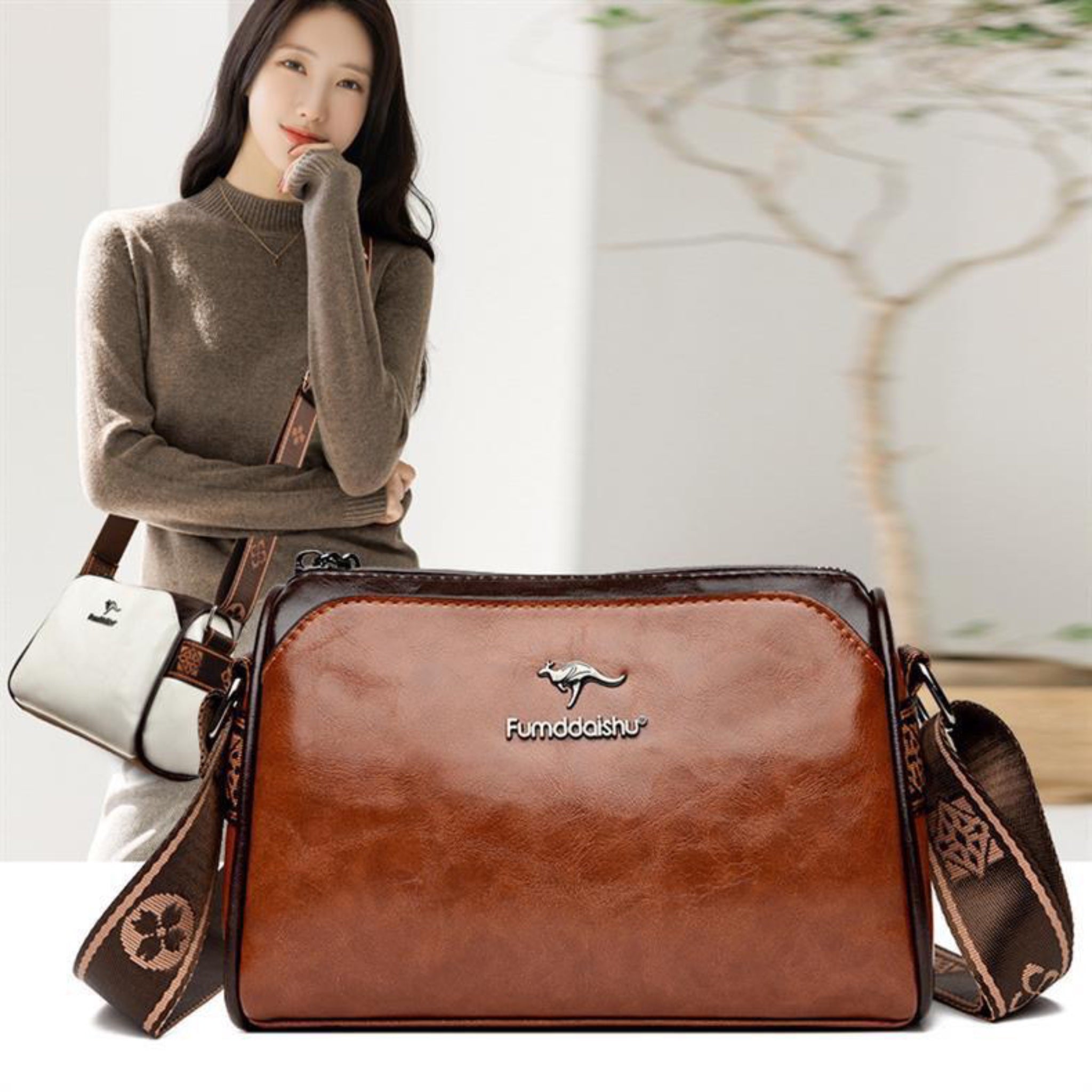 Brown Mysa Sling Bag