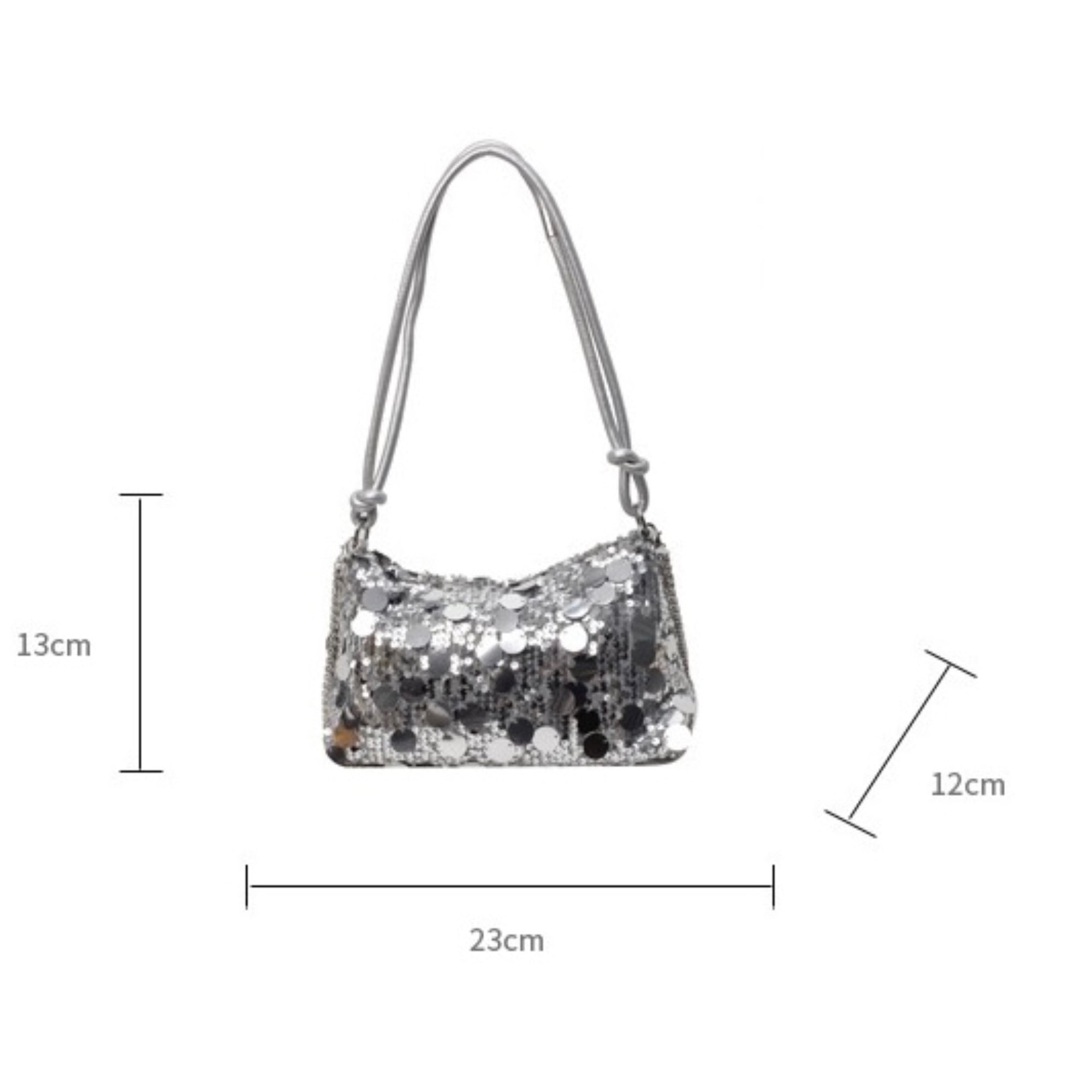 Silver Rexo Party Sling Bag