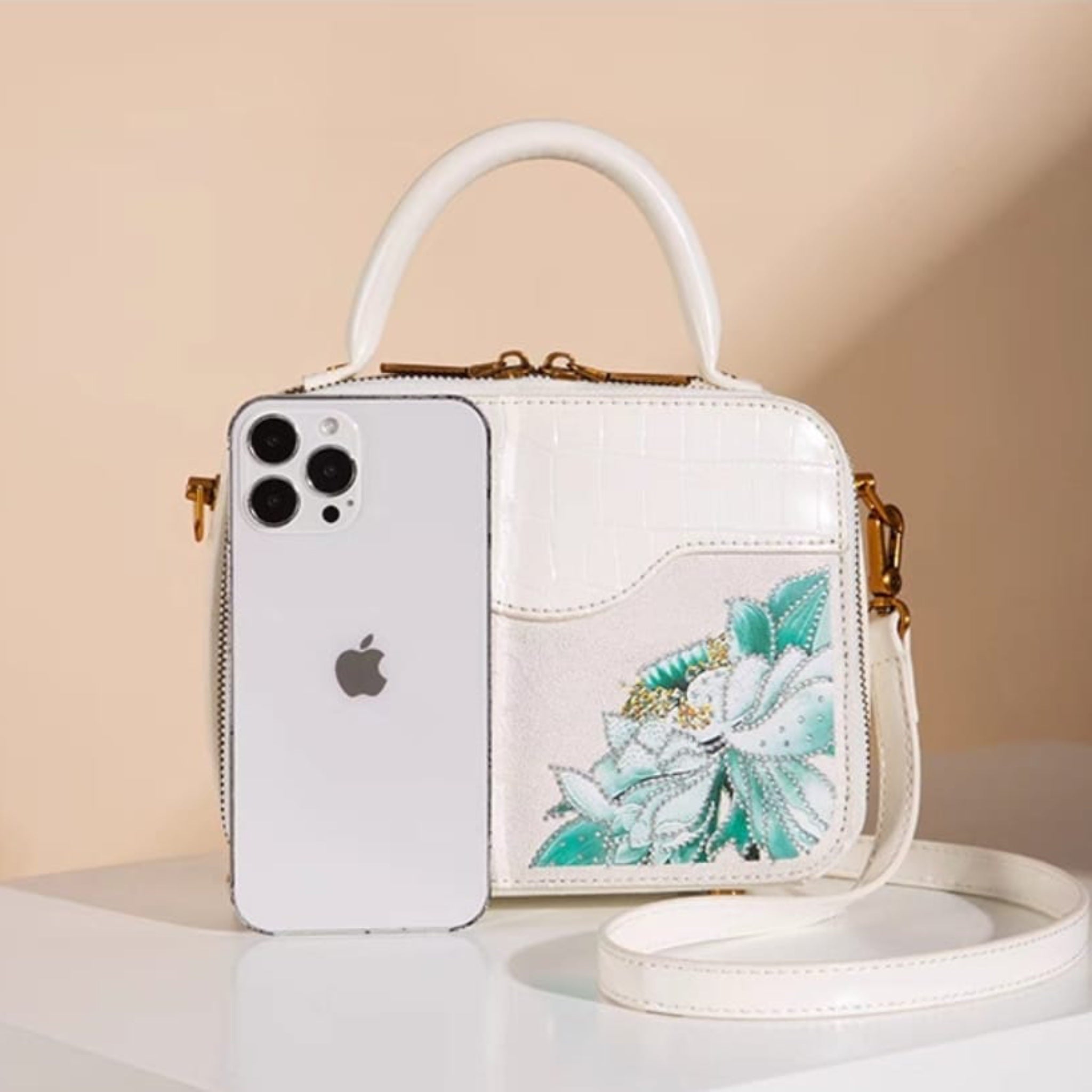 White Neko Handbag