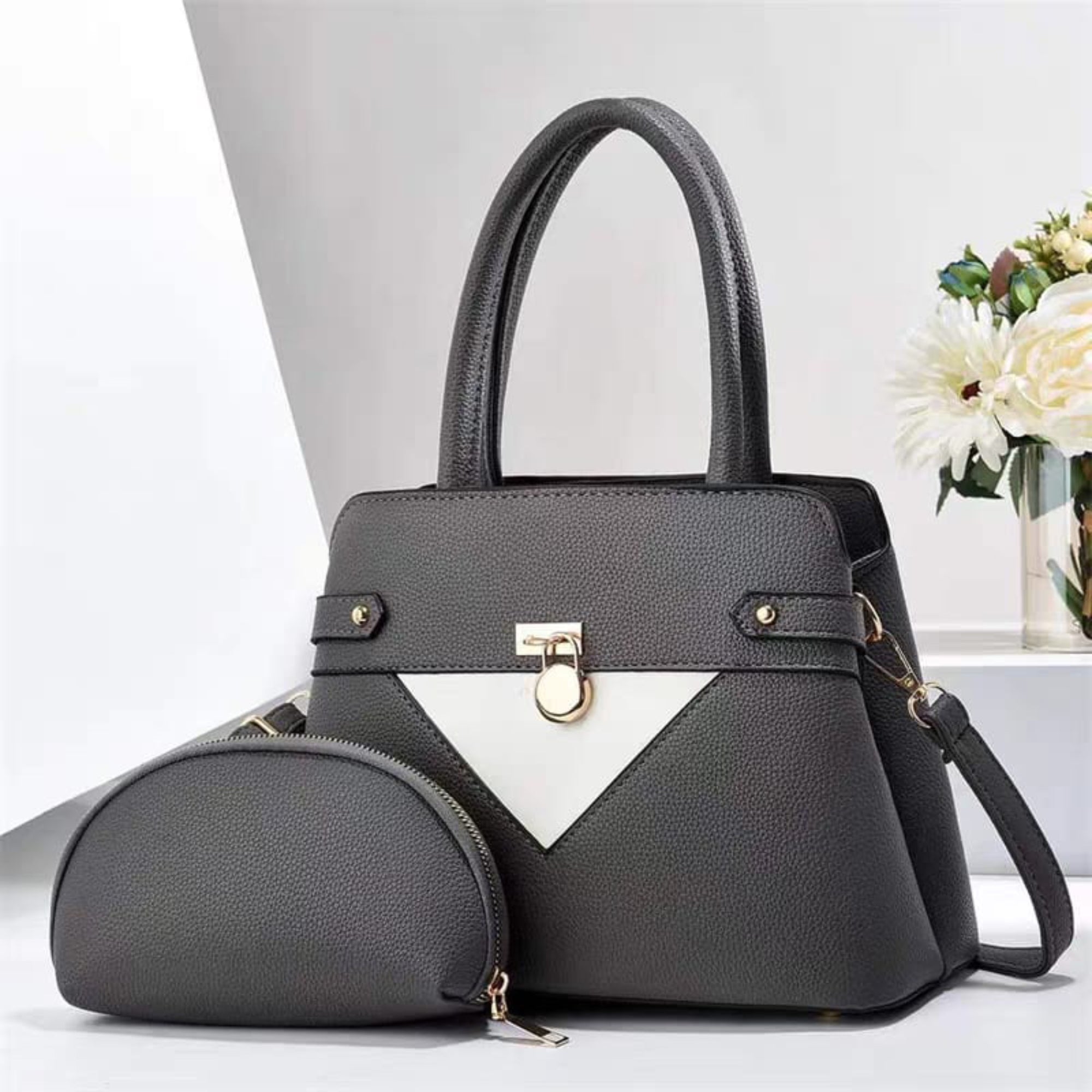 Grey Mio Handbag