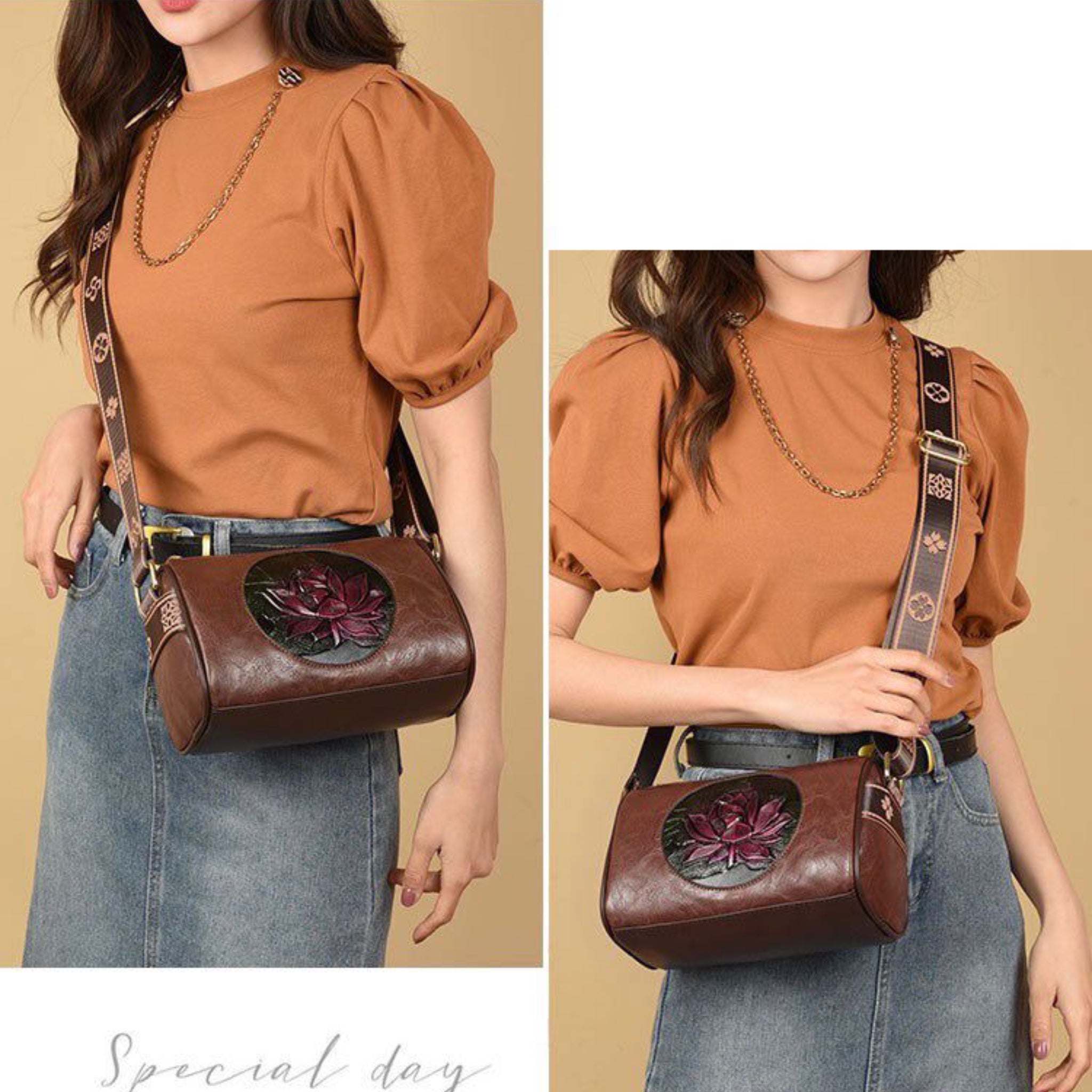 Brown Kira Sling Bag