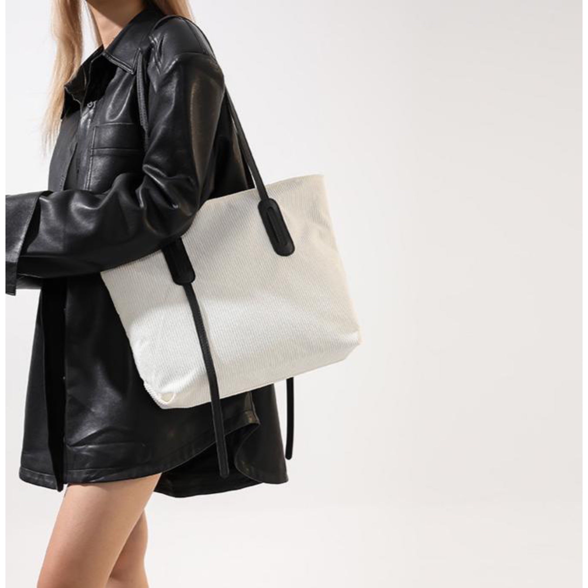 White Velo Tote Bag