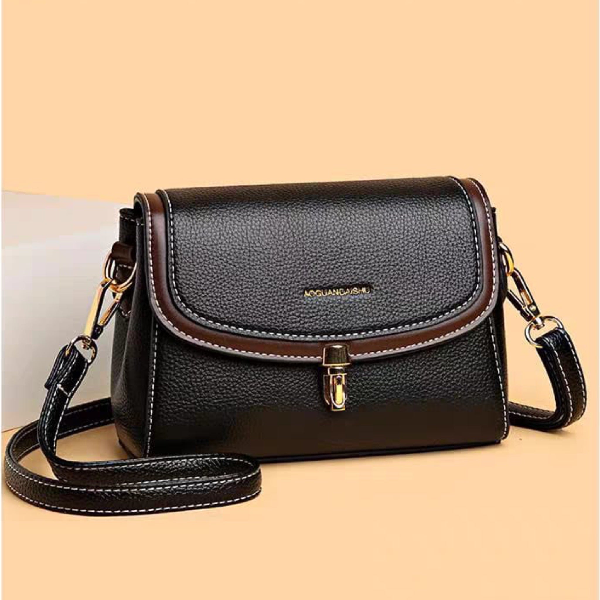 Black Flaire Sling Bag