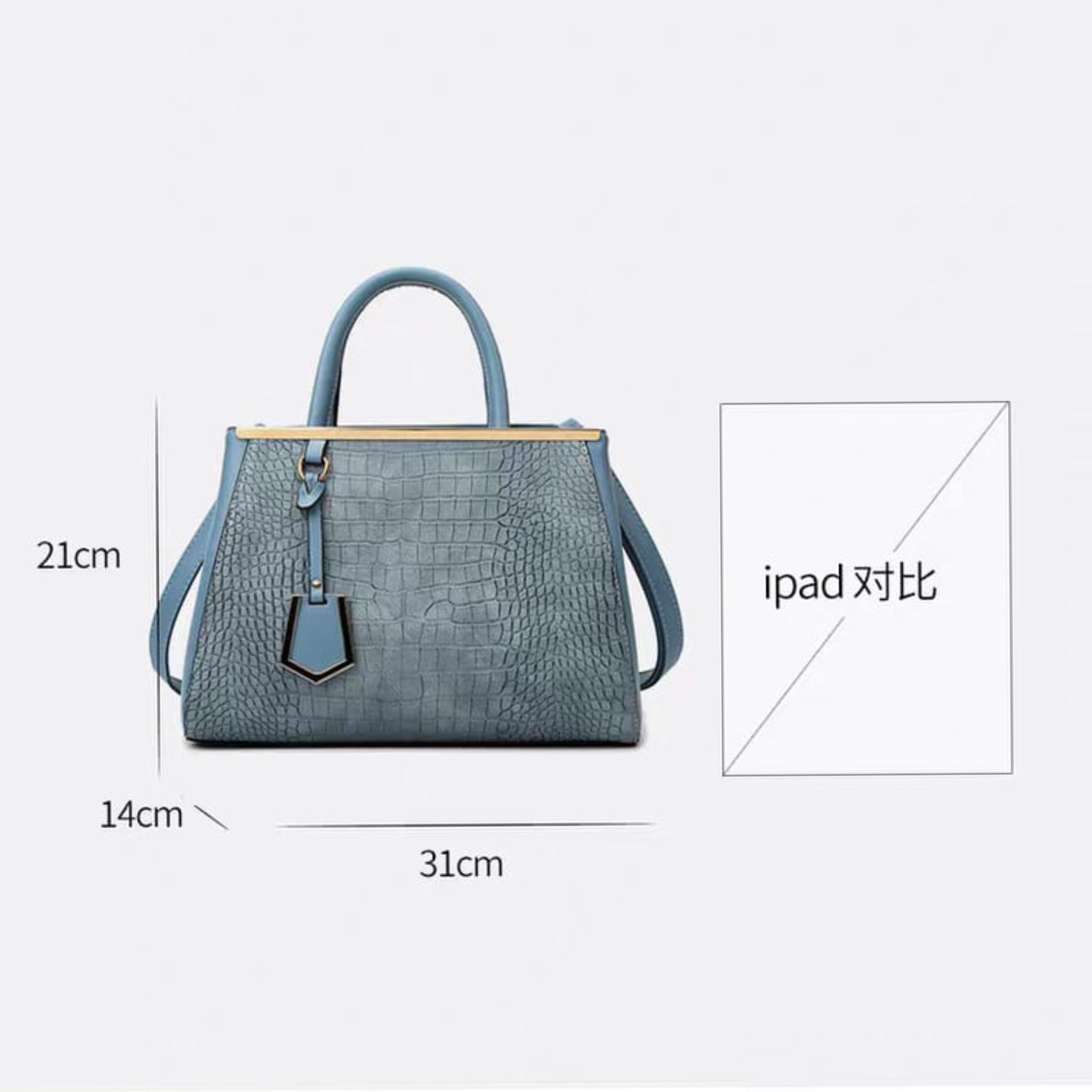 Blue Zina Handbag