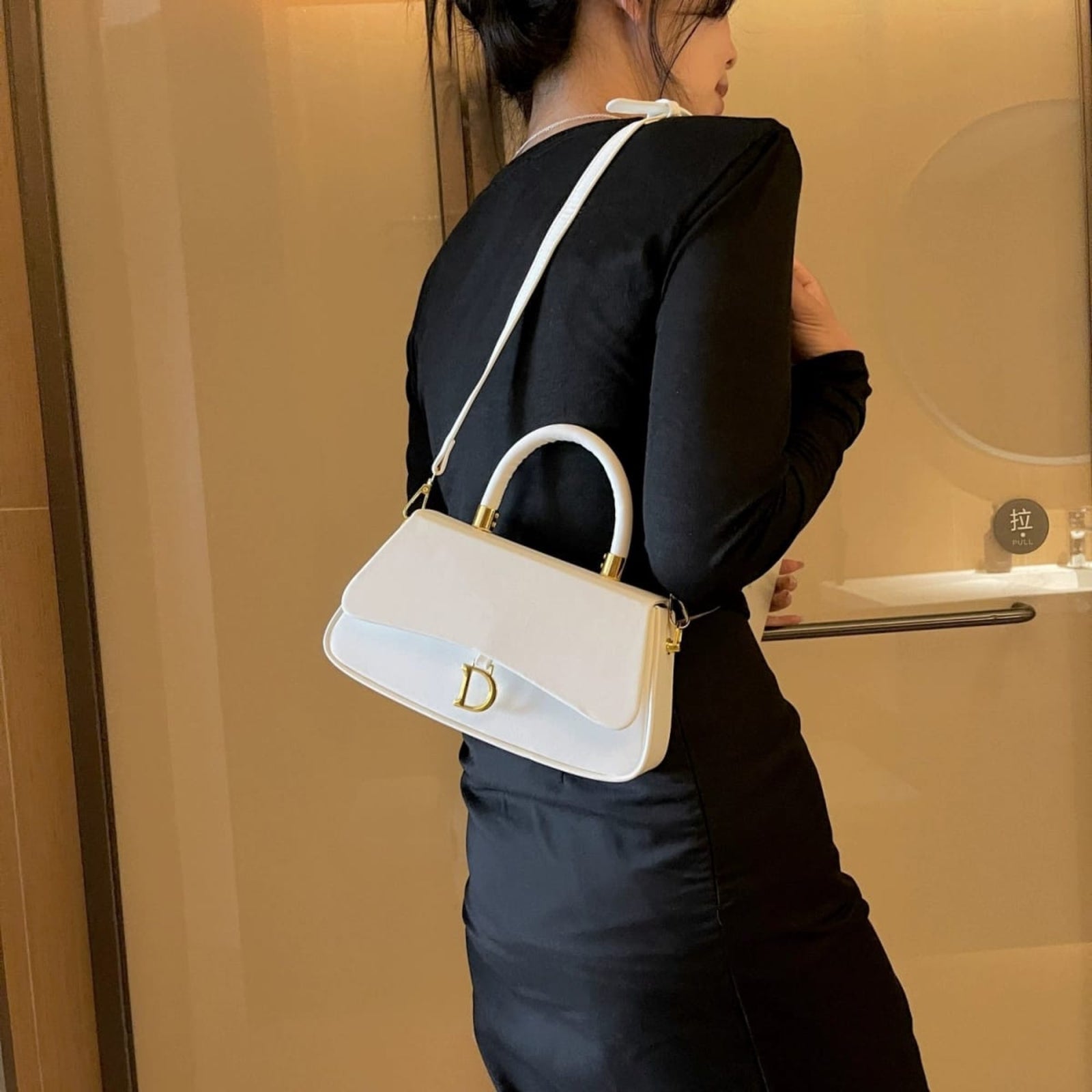 White Ethereal Sling Bag