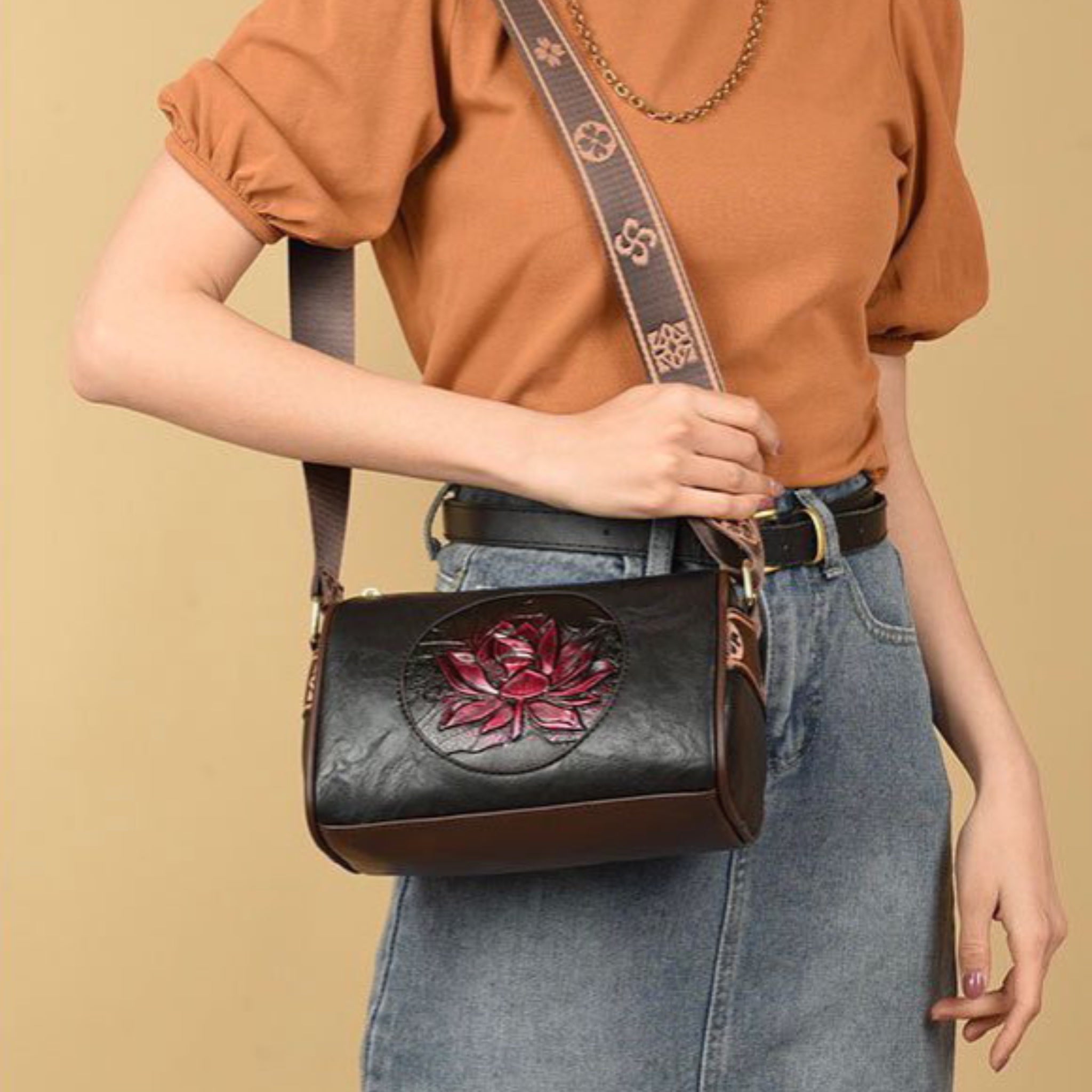 Black Kira Sling Bag