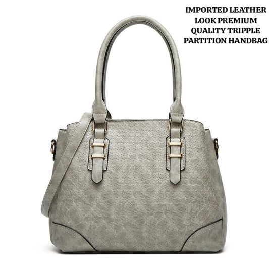 Light Grey Zelo Handbag