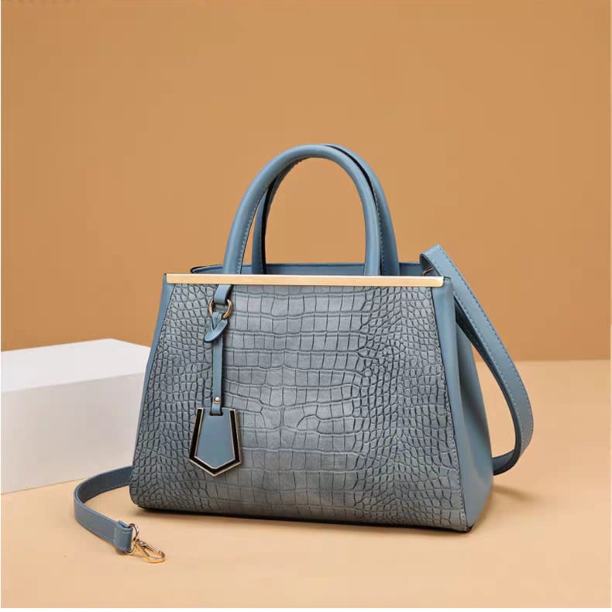 Blue Zina Handbag