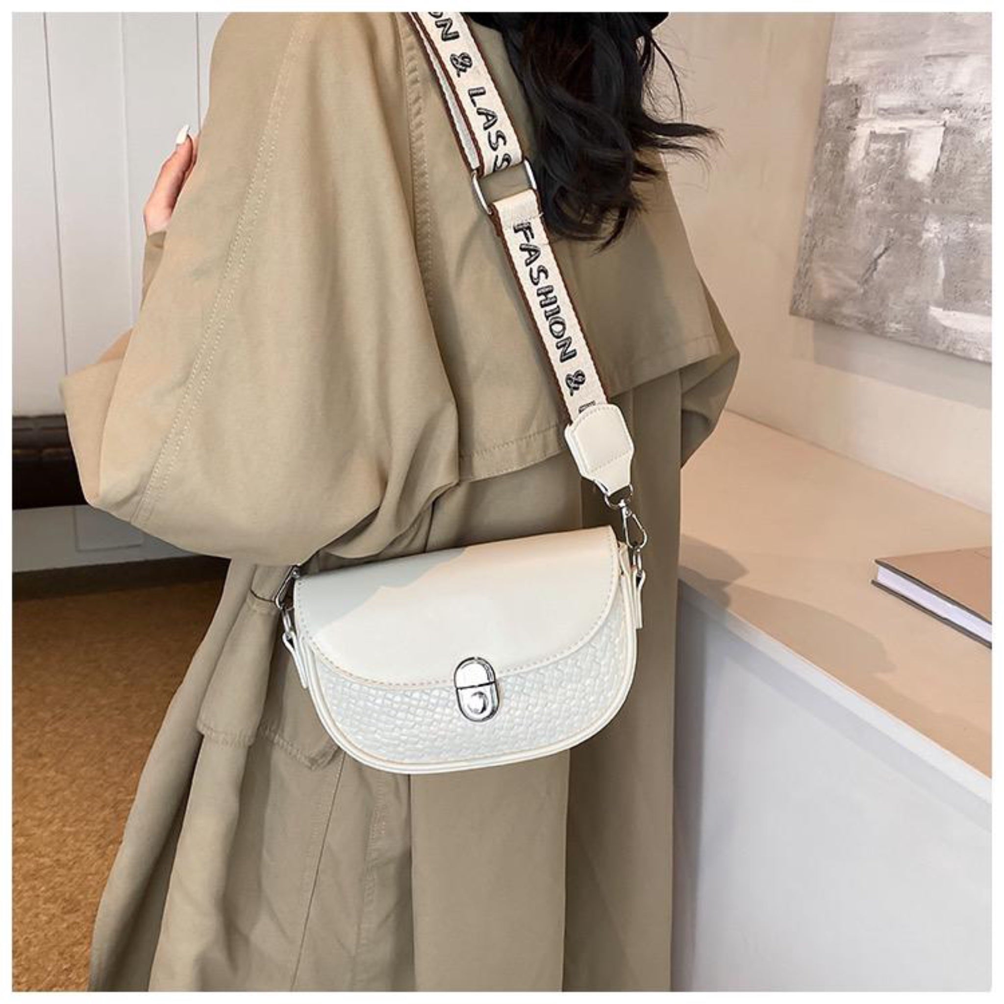 White Zeva Sling Bag