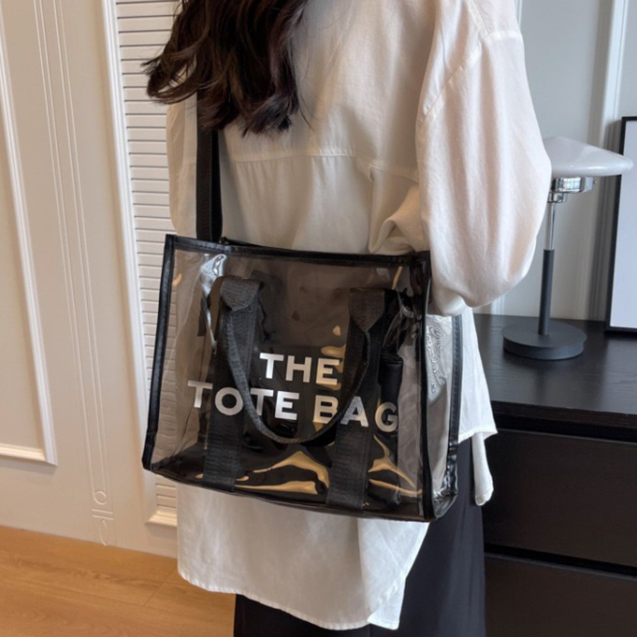 White Transparent The Tote Bag