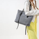 Grey Velo Tote Bag