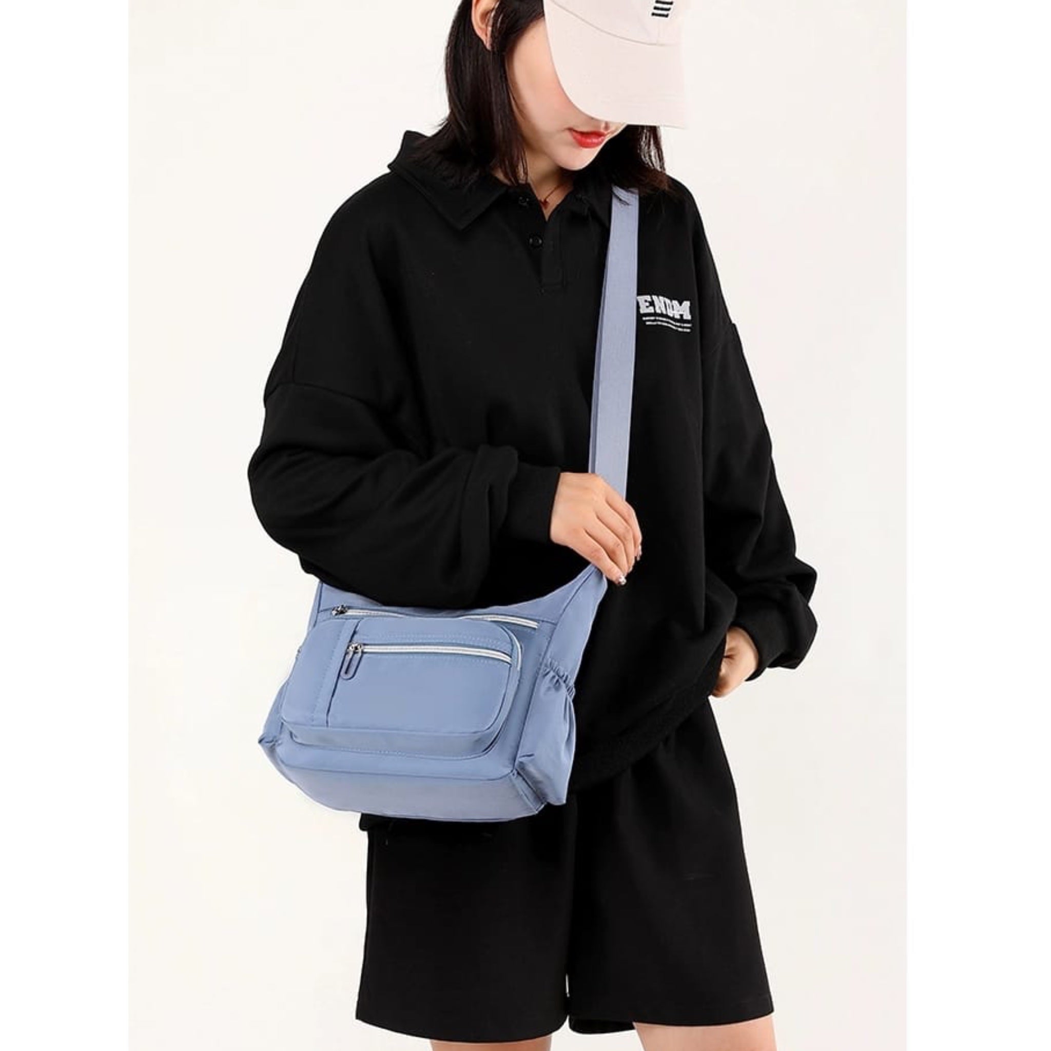 Sky Blue Yora Sling Bag