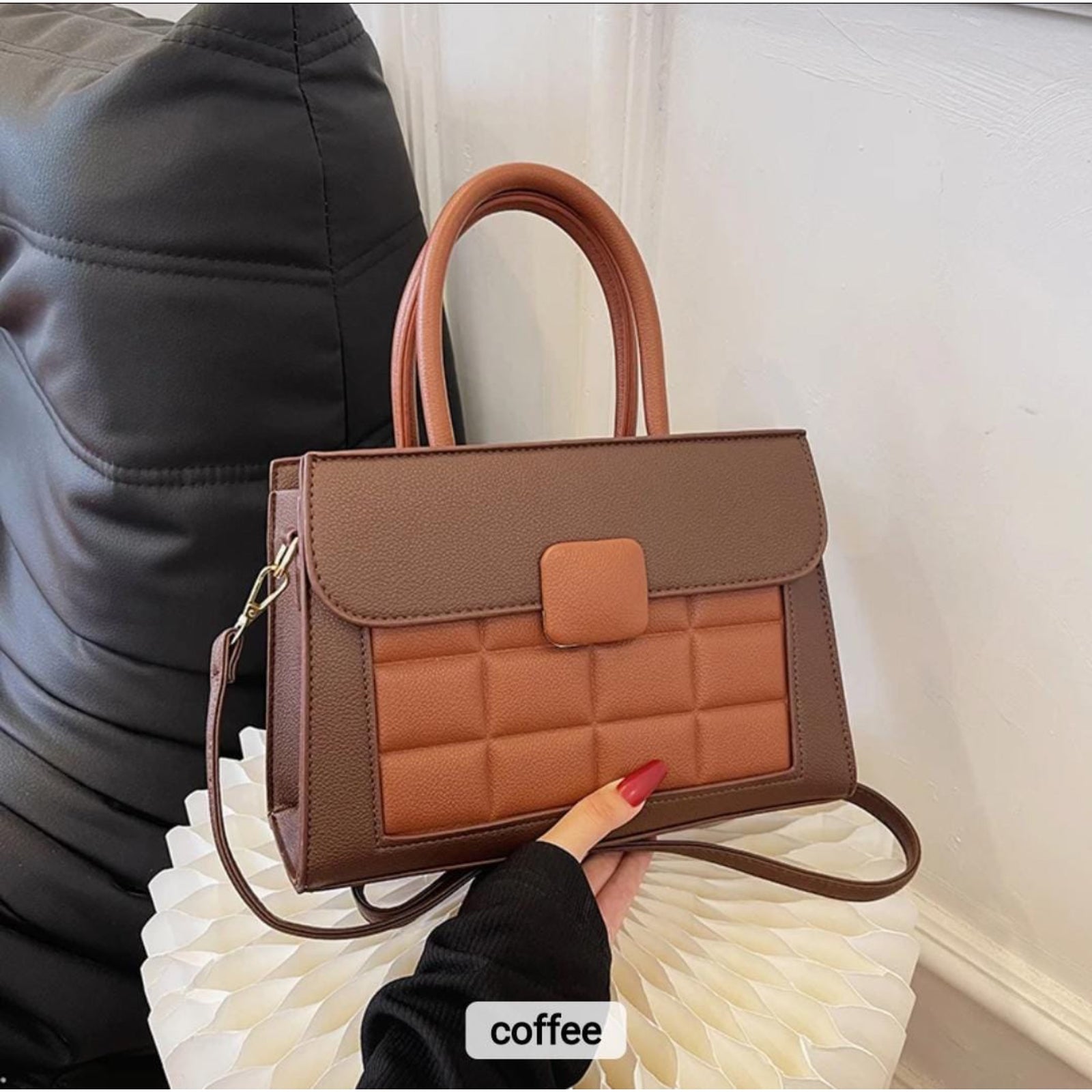 Brown Serene Handbag