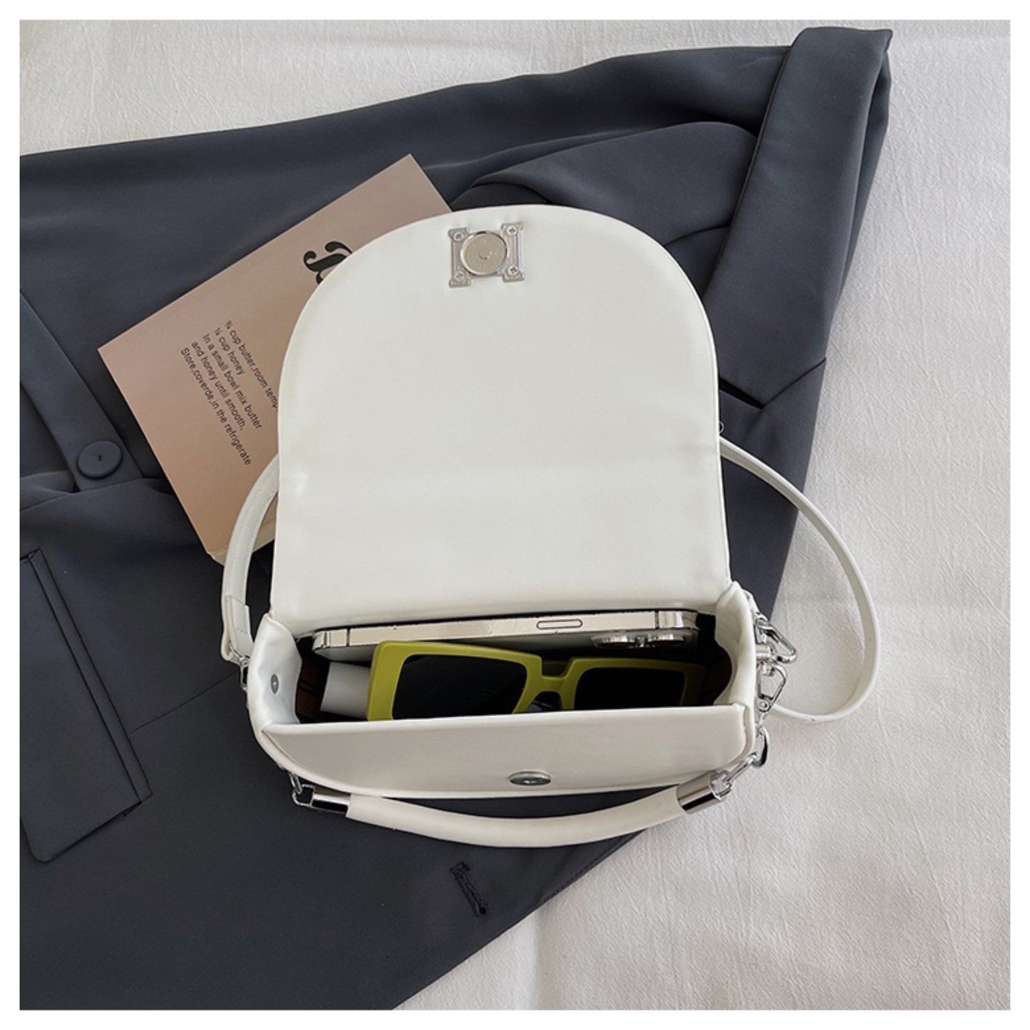 White Vita Sling Bag