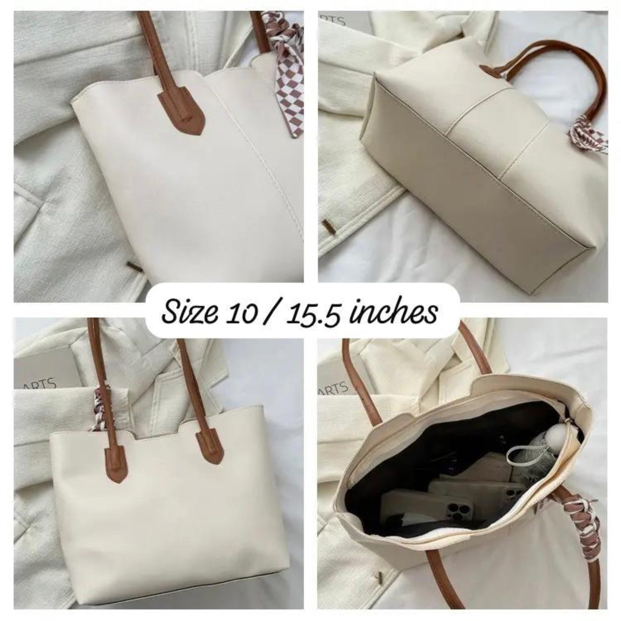 Khaki Zina Tote Bag