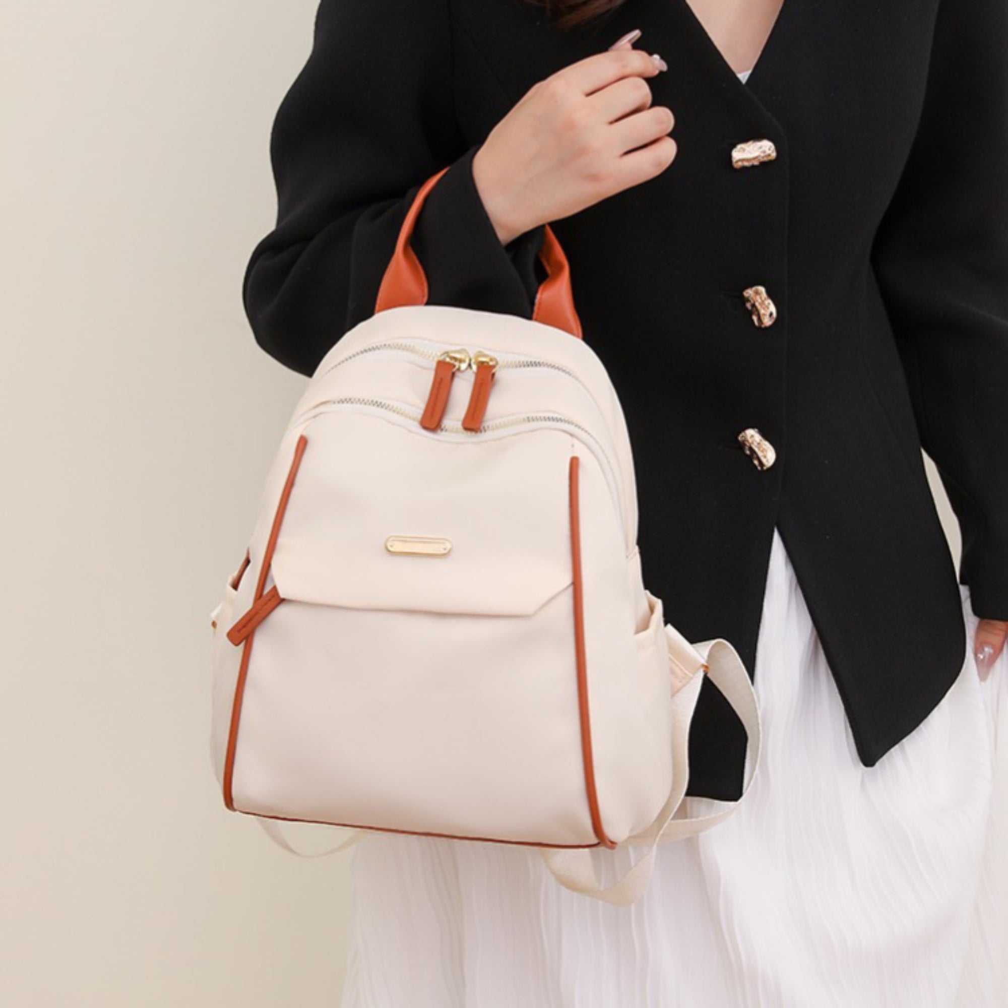 White Jiro Backpack