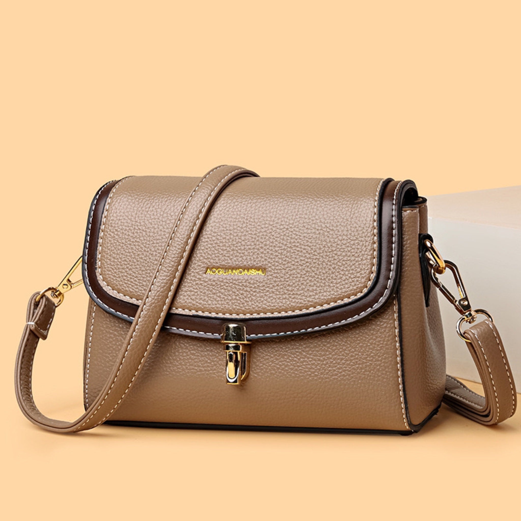 Beige Flaire Sling Bag