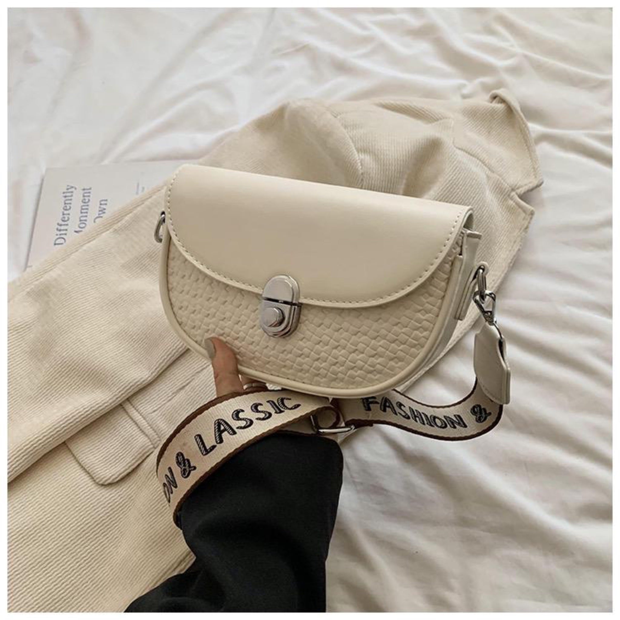 White Zeva Sling Bag