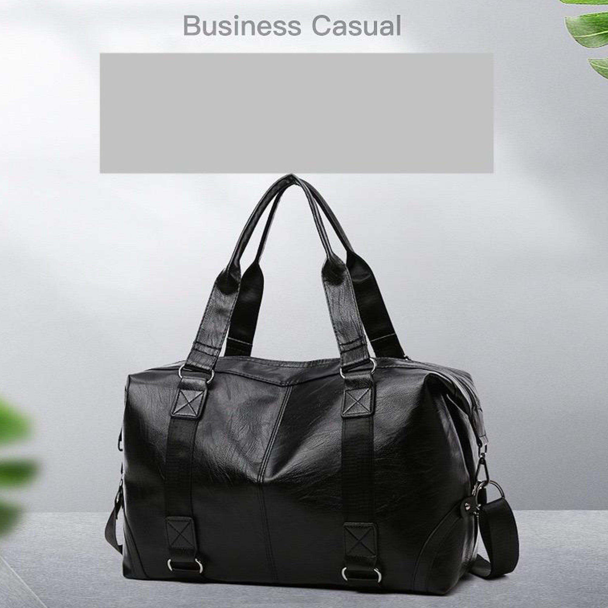 Black Pola Duffle Bag