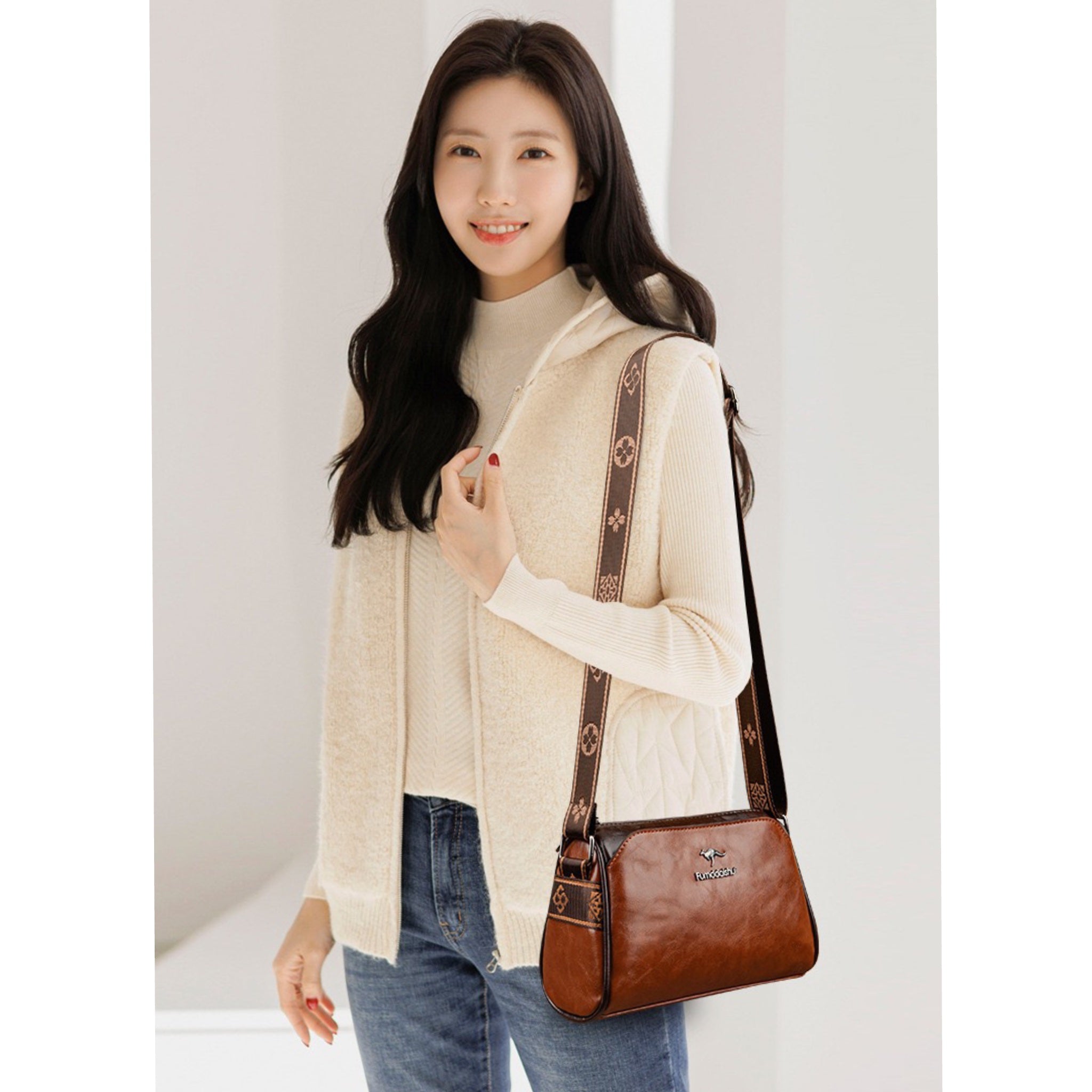 Brown Mysa Sling Bag