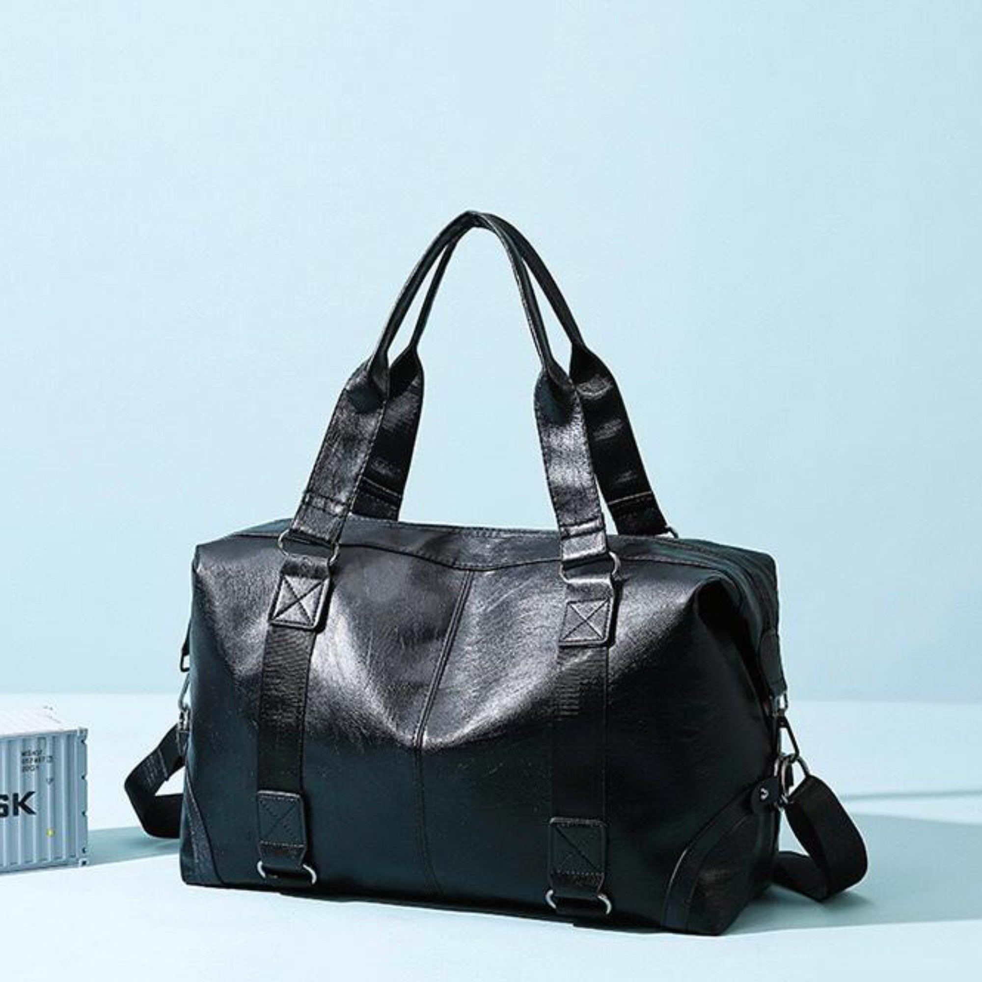 Black Pola Duffle Bag